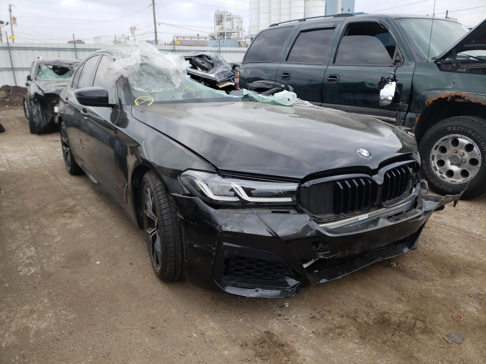 BMW M550XI 2021 with VIN WBA13BK01MCF08261 - Photo from auction