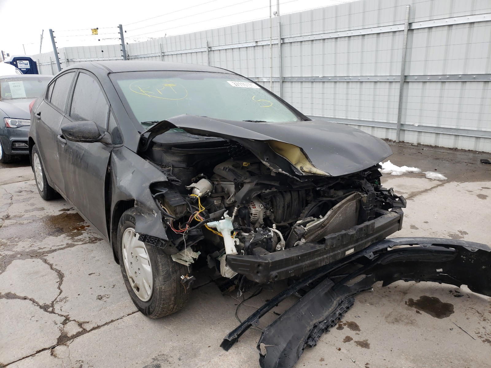 KIA FORTE LX 2015 with VIN KNAFK4A60F5425161 - Photo from auction