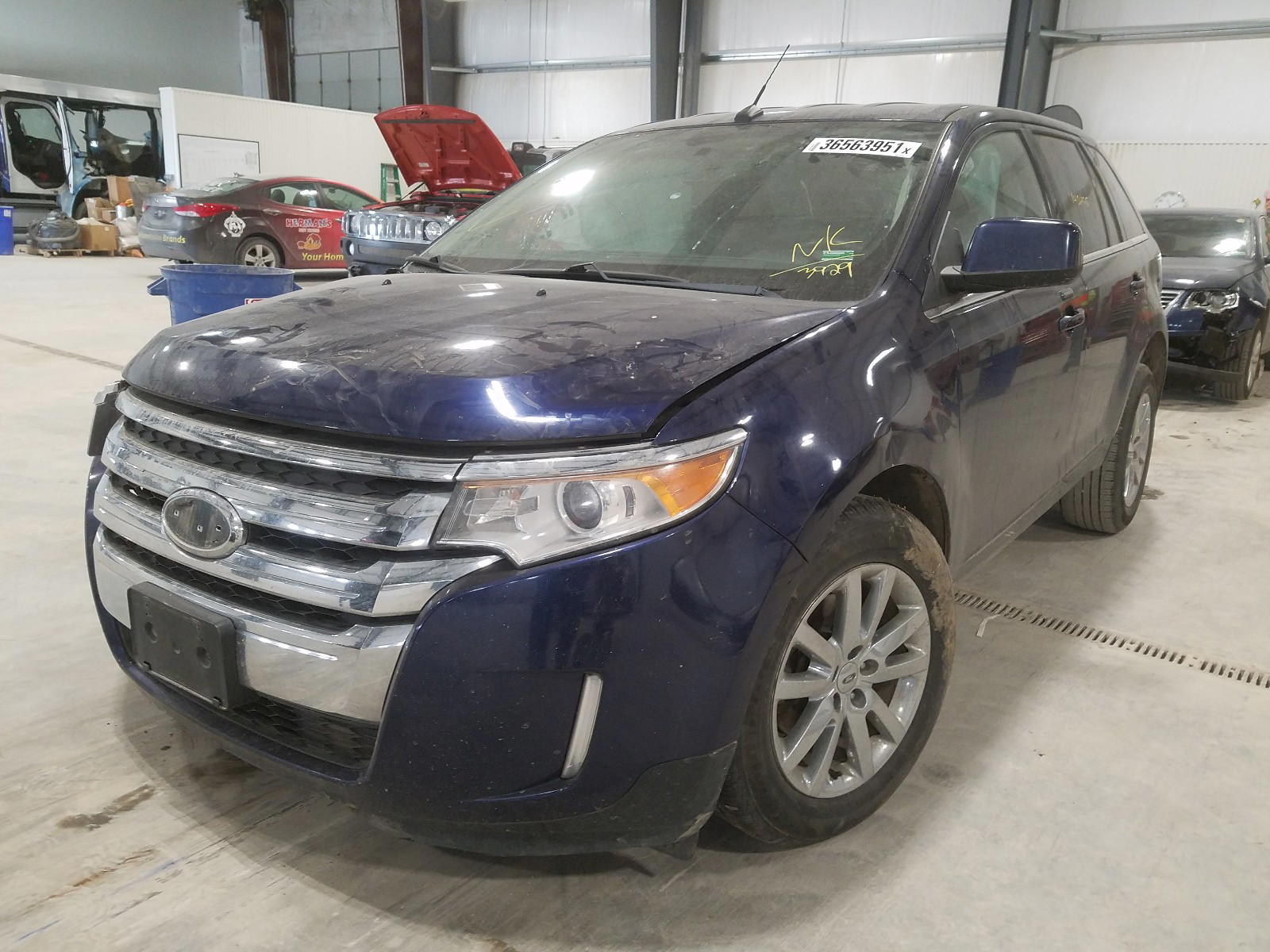 Photo 2 from auction – 2011 FORD EDGE LIMIT with VIN 2FMDK3KC8BBA63929