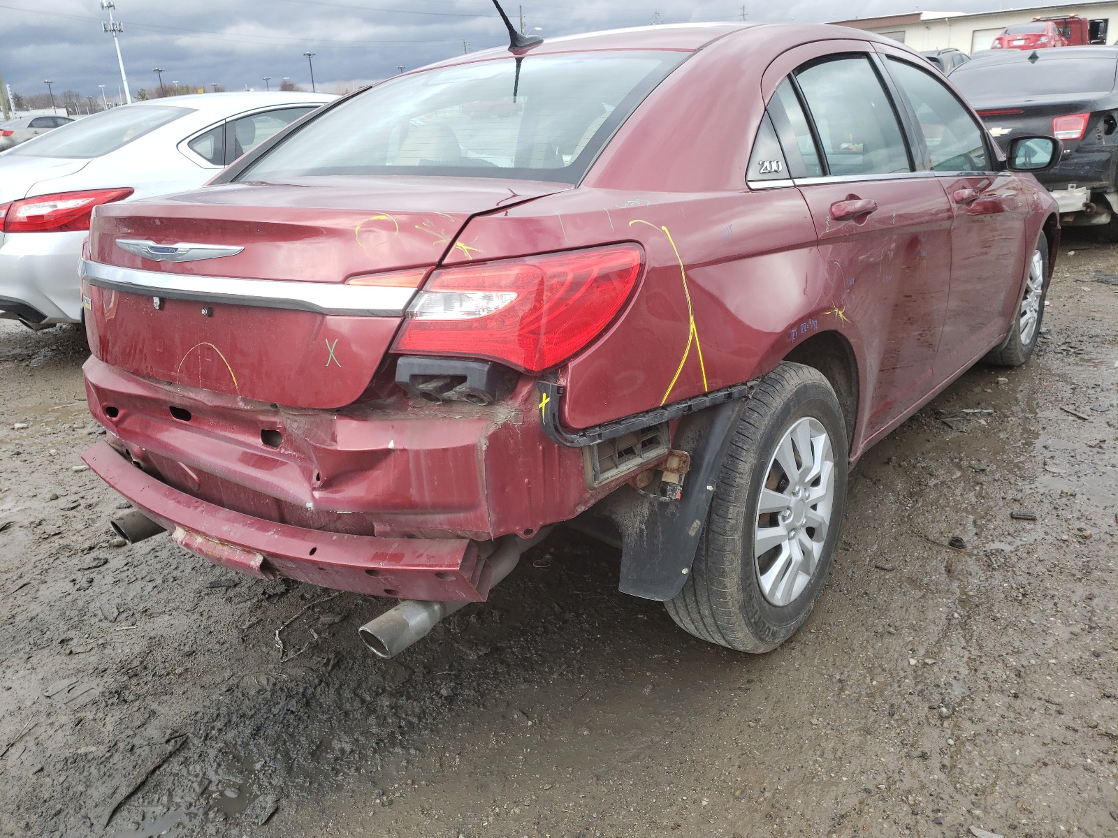 Photo 4 from auction – 2014 CHRYSLER 200 TOURIN with VIN 1C3CCBBG9EN105709