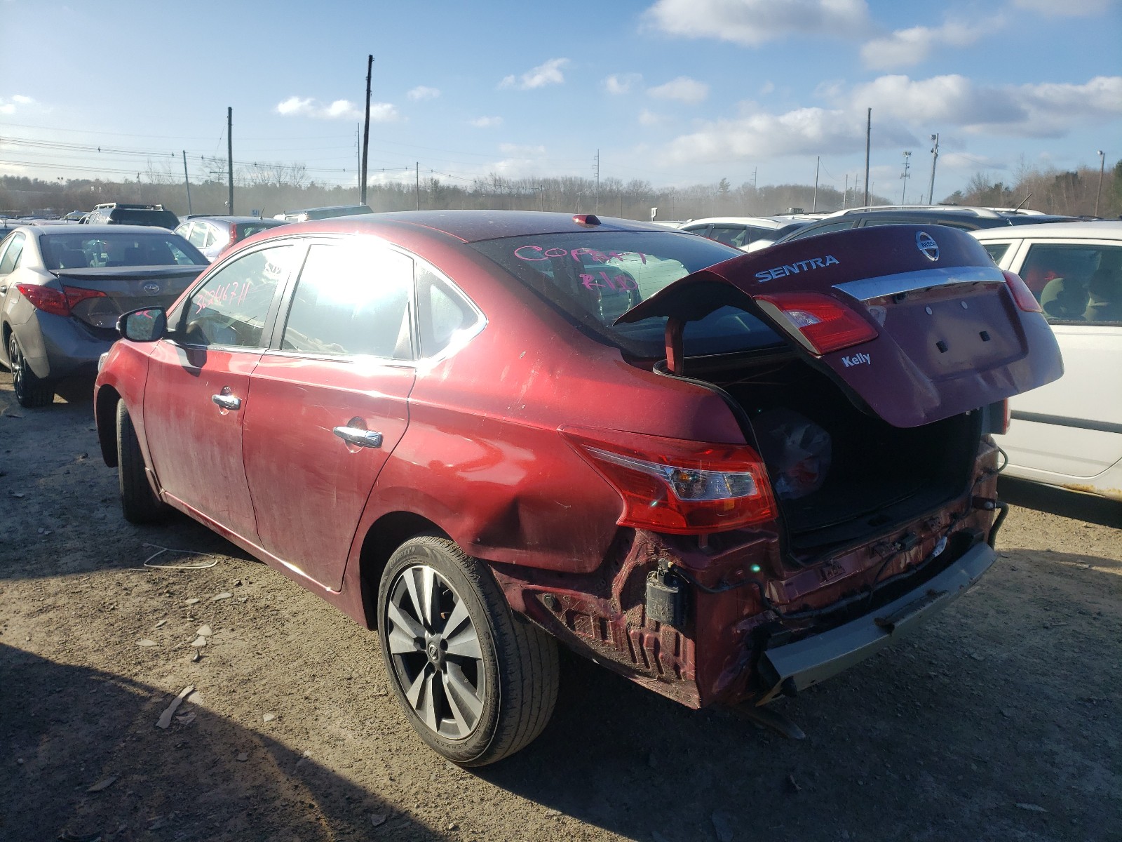 Photo 3 from auction – 2017 NISSAN SENTRA with VIN 3N1AB7AP0HY401264