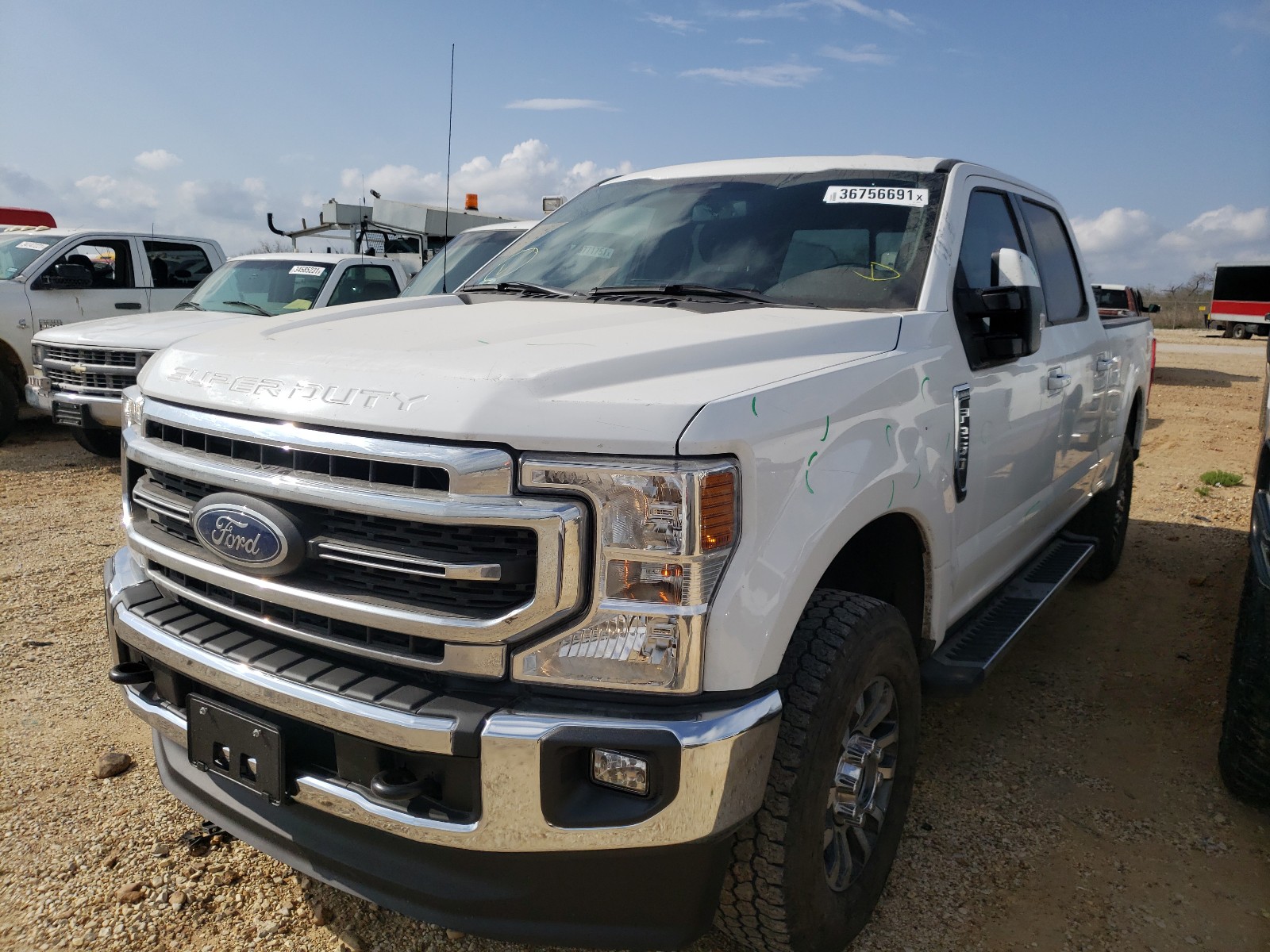 Photo 2 from auction – 2020 FORD F250 SUPER with VIN 1FT7W2B66LEE05362