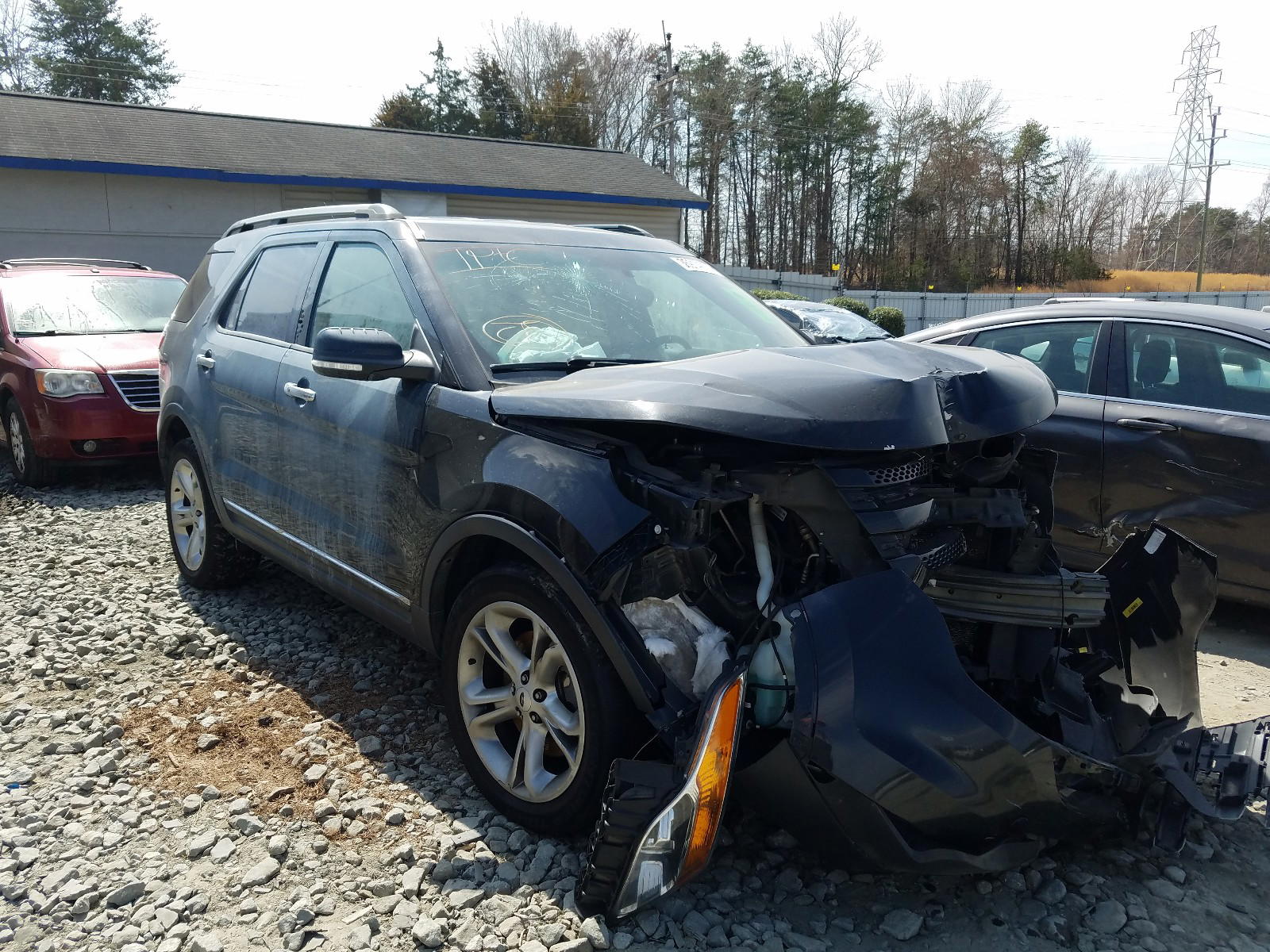 FORD EXPLORER L 2015 with VIN 1FM5K8F81FGC07374 - Photo from auction