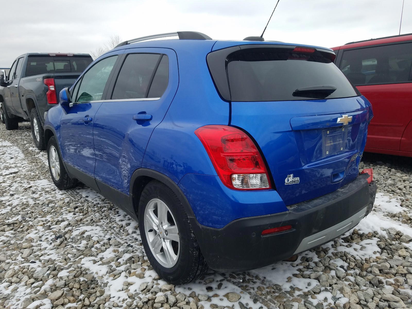 Photo 3 from auction – 2015 CHEVROLET TRAX 1LT with VIN KL7CJLSB8FB102375