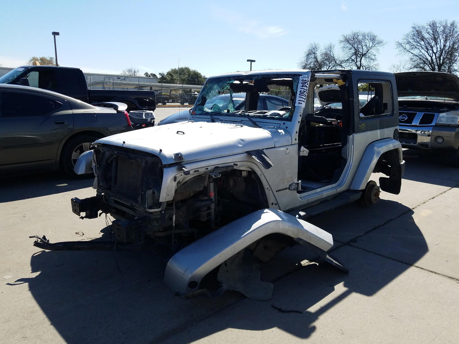 Photo 2 from auction – 2007 JEEP WRANGLER S with VIN 1J4FA54147L225127