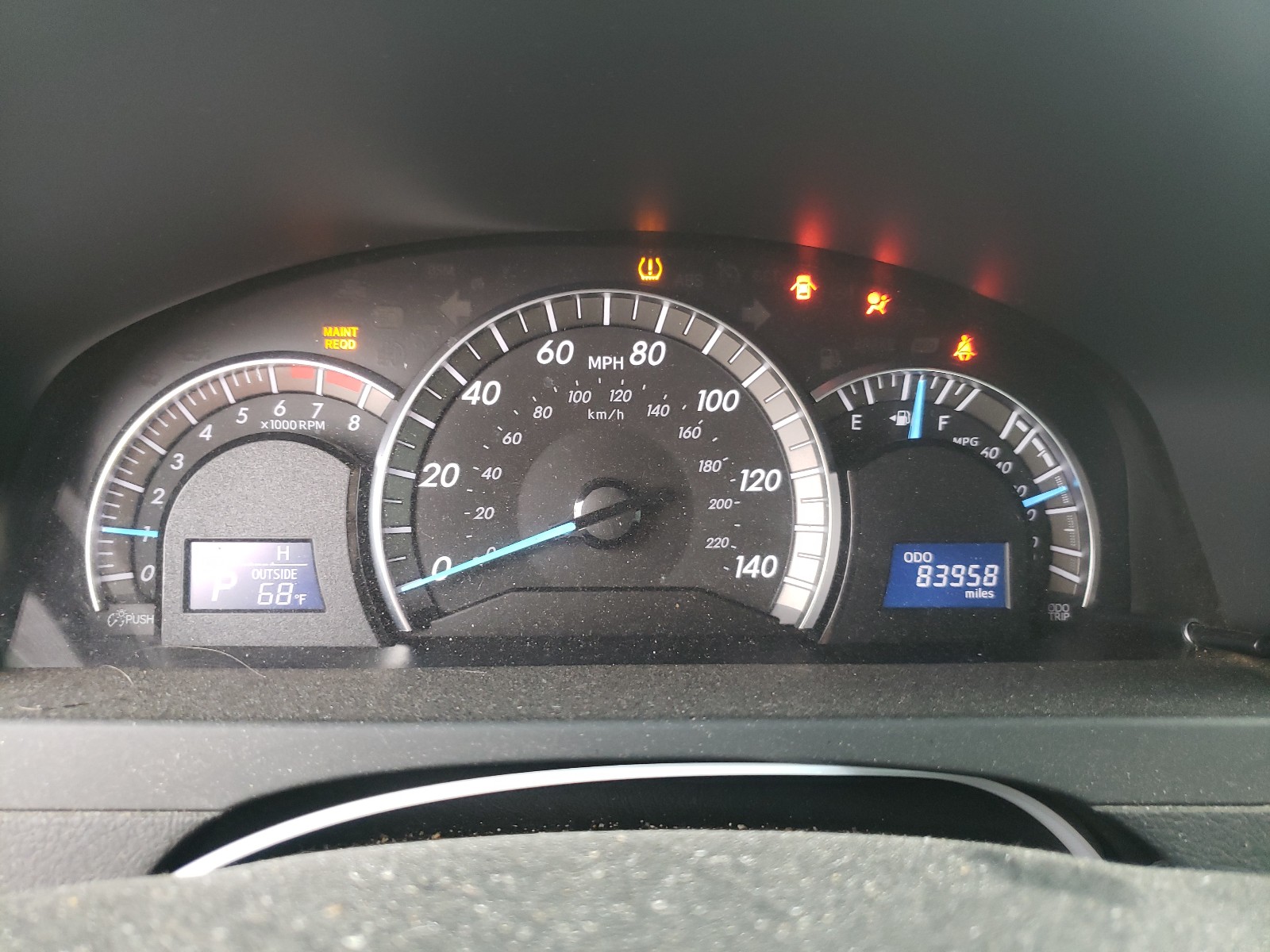 Photo 8 from auction – 2013 TOYOTA CAMRY L with VIN 4T1BF1FK8DU671741