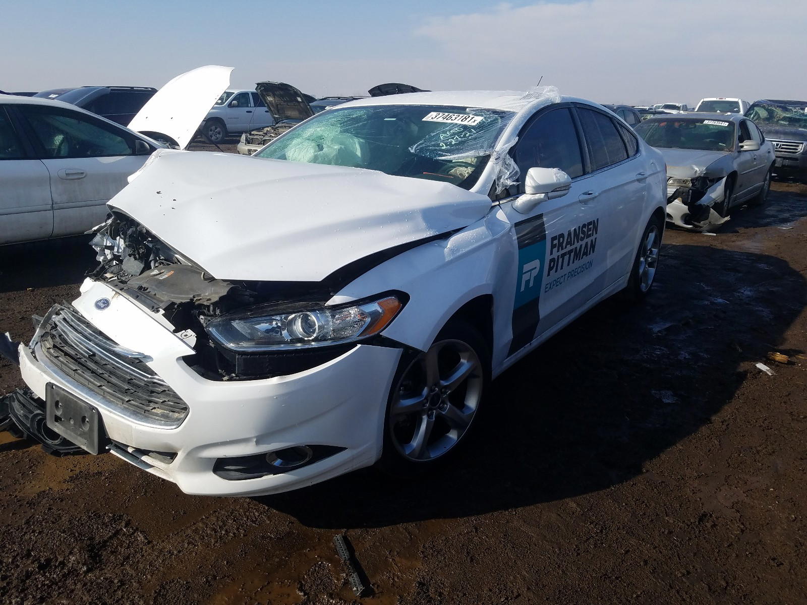 Photo 2 from auction – 2016 FORD FUSION SE with VIN 3FA6P0T97GR367669