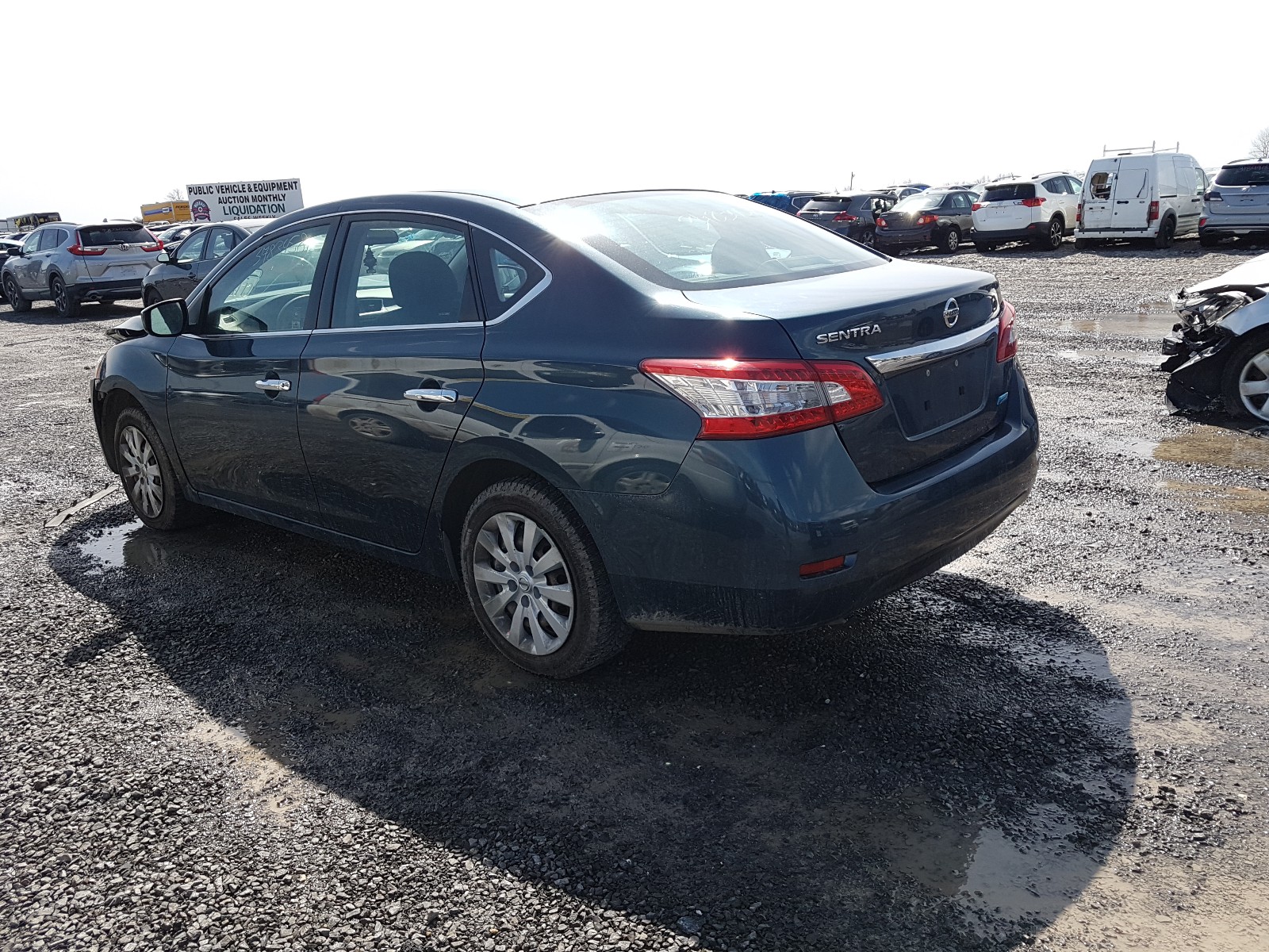 Photo 3 from auction – 2014 NISSAN SENTRA S with VIN 3N1AB7AP0EL696696