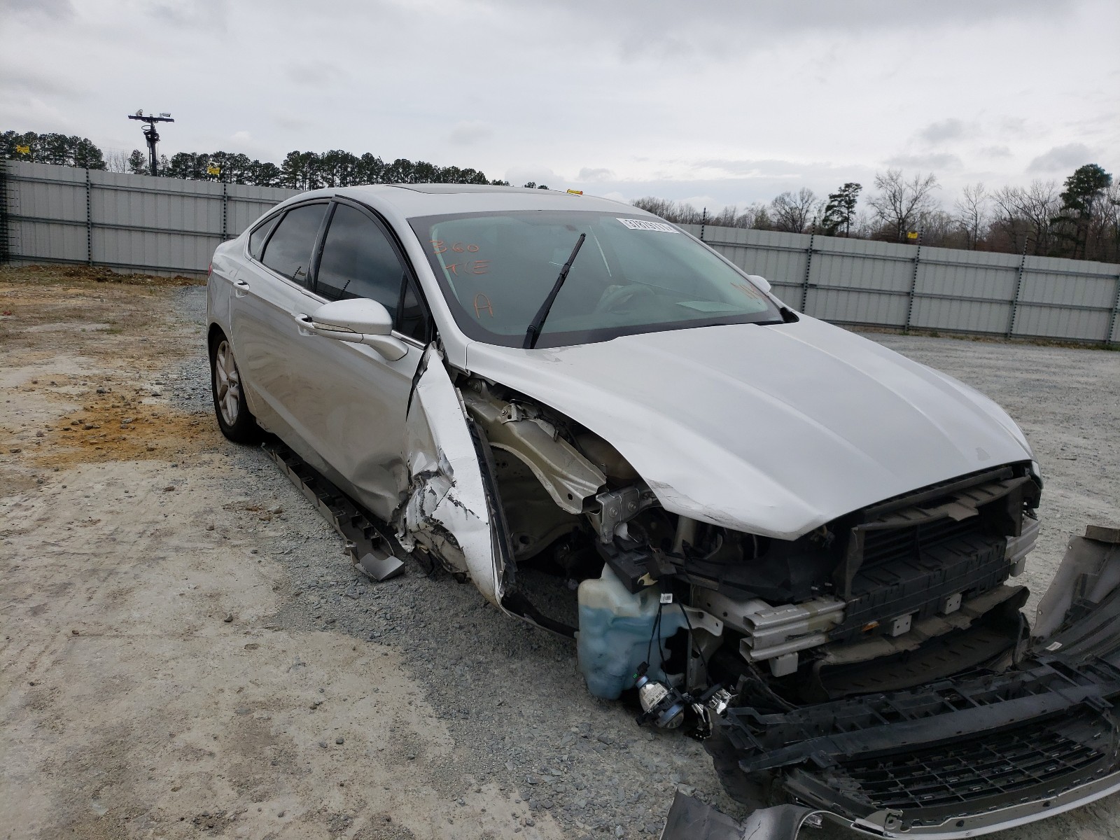 FORD FUSION SE 2016 with VIN 3FA6P0H73GR119619 - Photo from auction