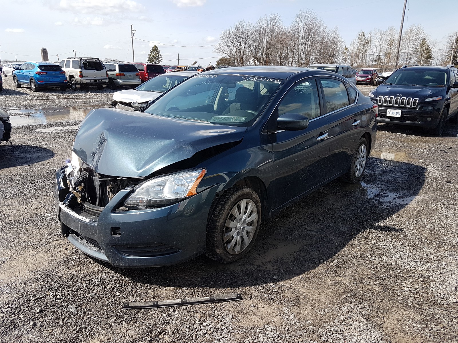 Photo 2 from auction – 2014 NISSAN SENTRA S with VIN 3N1AB7AP0EL696696