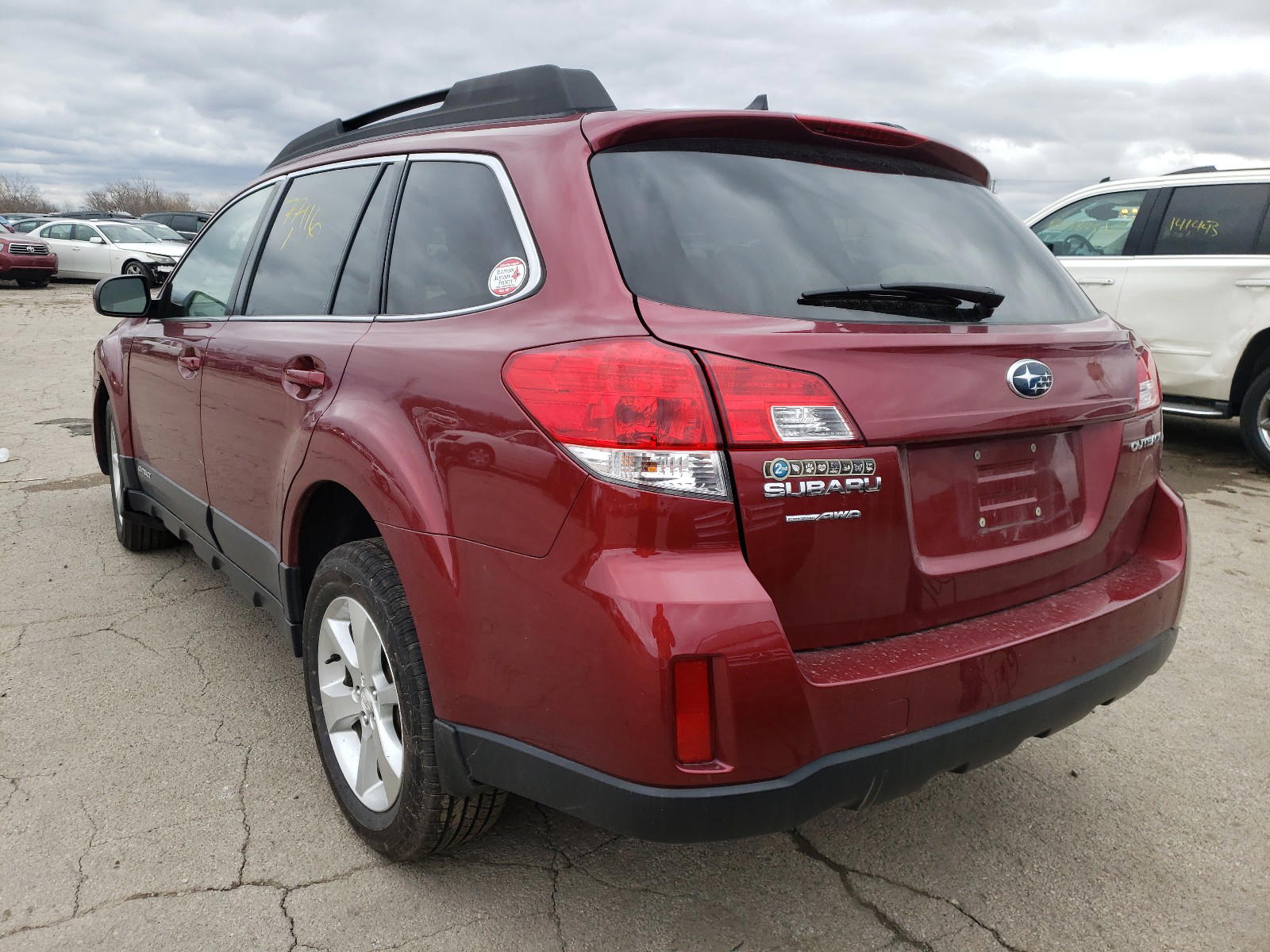 Photo 3 from auction – 2013 SUBARU OUTBACK 2. with VIN 4S4BRCJC0D3297151