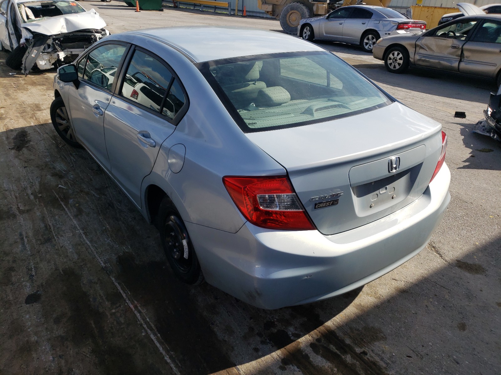 Photo 3 from auction – 2012 HONDA CIVIC LX with VIN 2HGFB2F59CH566257