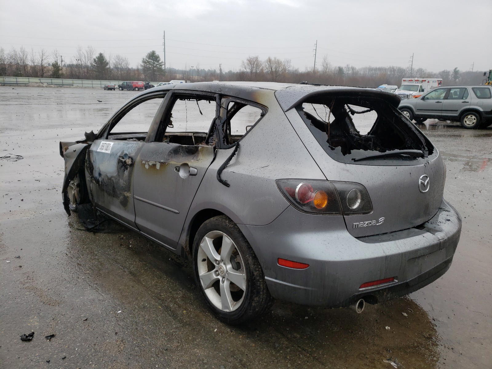 Photo 3 from auction – 2006 MAZDA 3 HATCHBAC with VIN JM1BK144361454767