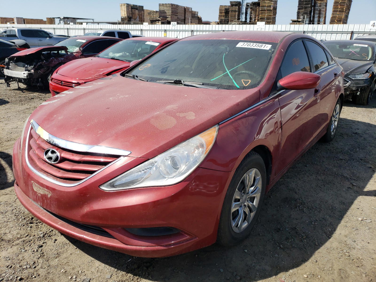 Photo 2 from auction – 2012 HYUNDAI SONATA GLS with VIN 5NPEB4AC8CH406597