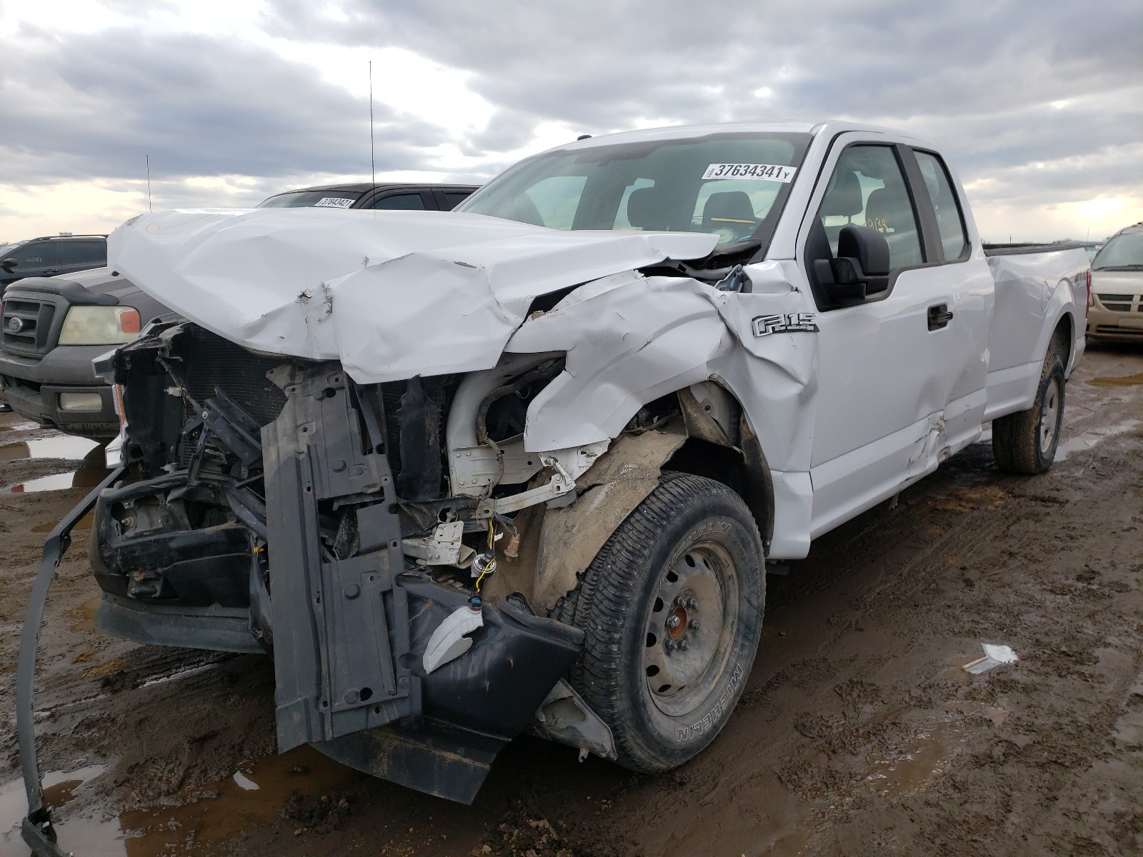 Photo 2 from auction – 2018 FORD F150 SUPER with VIN 1FTFX1EG7JKF83495
