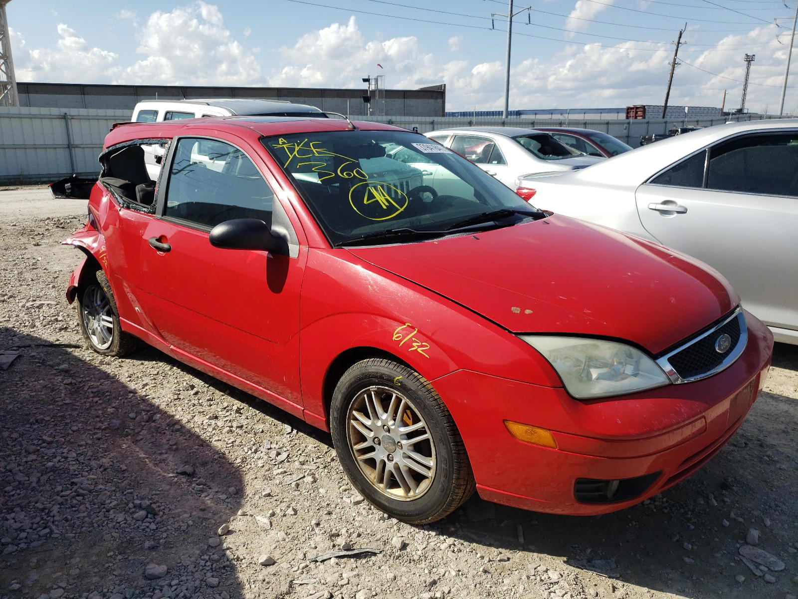 FORD FOCUS 2006 with VIN 1FAFP31N46W152506 - Photo from auction