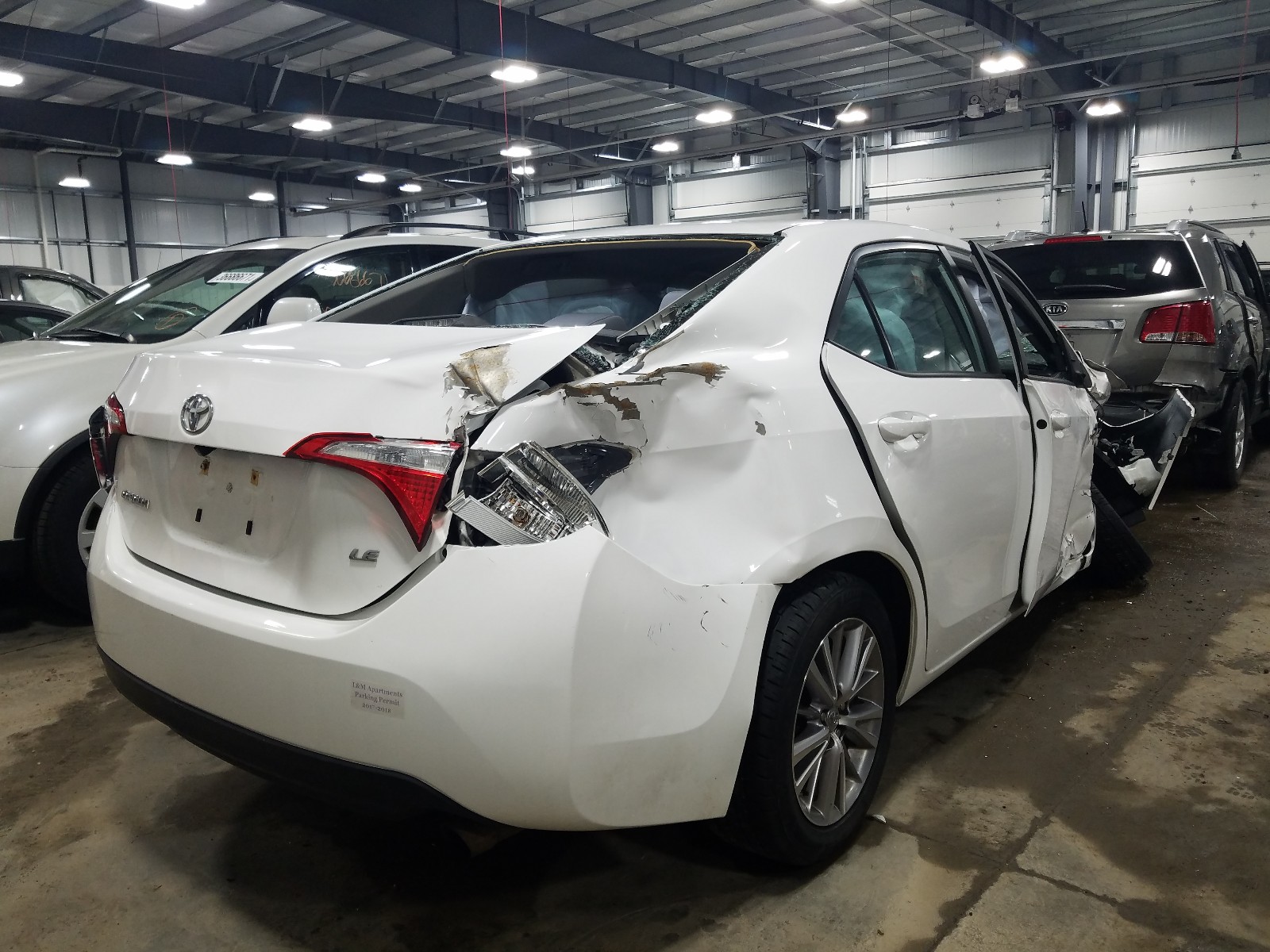 Photo 4 from auction – 2014 TOYOTA COROLLA L with VIN 2T1BURHE9EC150154
