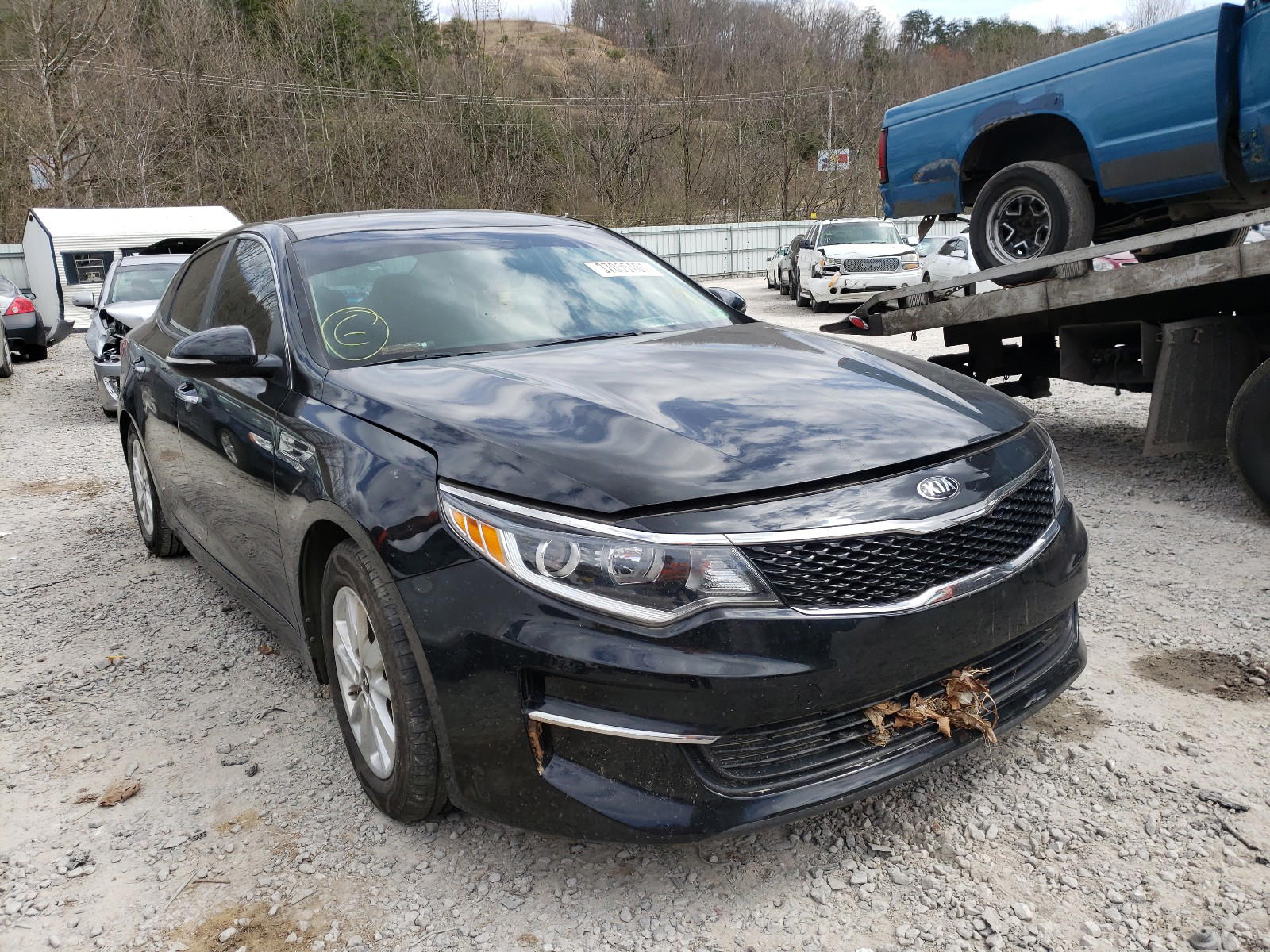 KIA OPTIMA LX 2016 with VIN KNAGT4L31G5117051 - Photo from auction