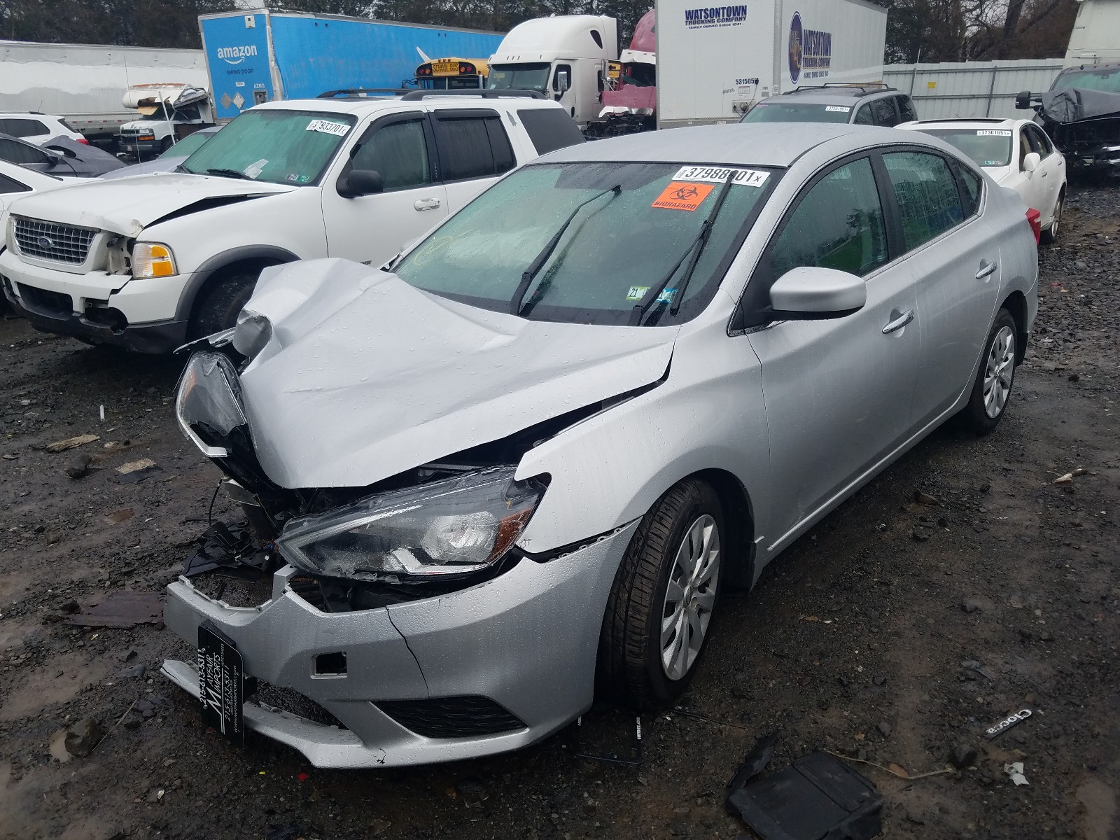 Photo 2 from auction – 2017 NISSAN SENTRA S with VIN 3N1AB7AP1HY387438