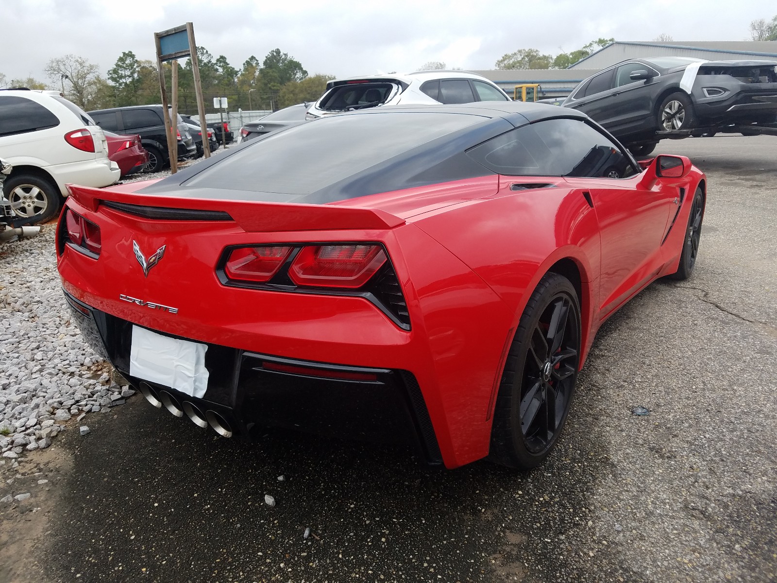 Photo 4 from auction – 2014 CHEVROLET CORVETTE S with VIN 1G1YH2D75E5106798