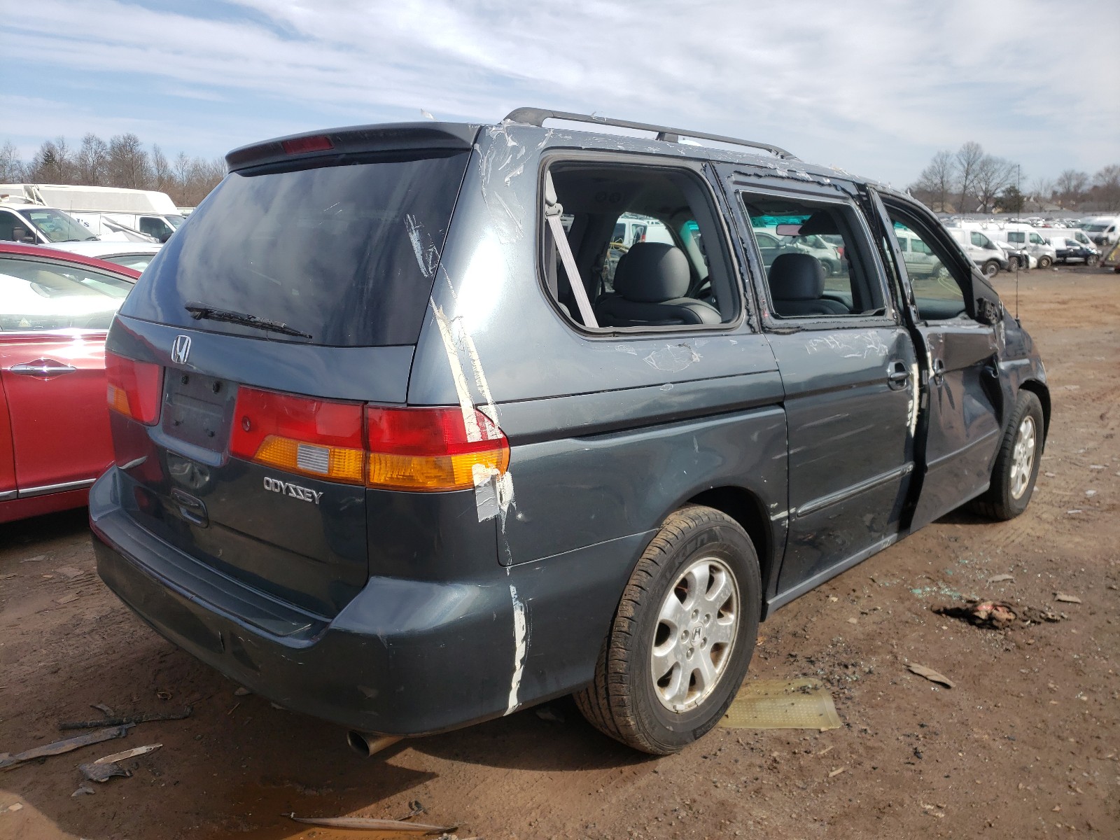 Photo 4 from auction – 2004 HONDA ODYSSEY EX with VIN 5FNRL18934B038658
