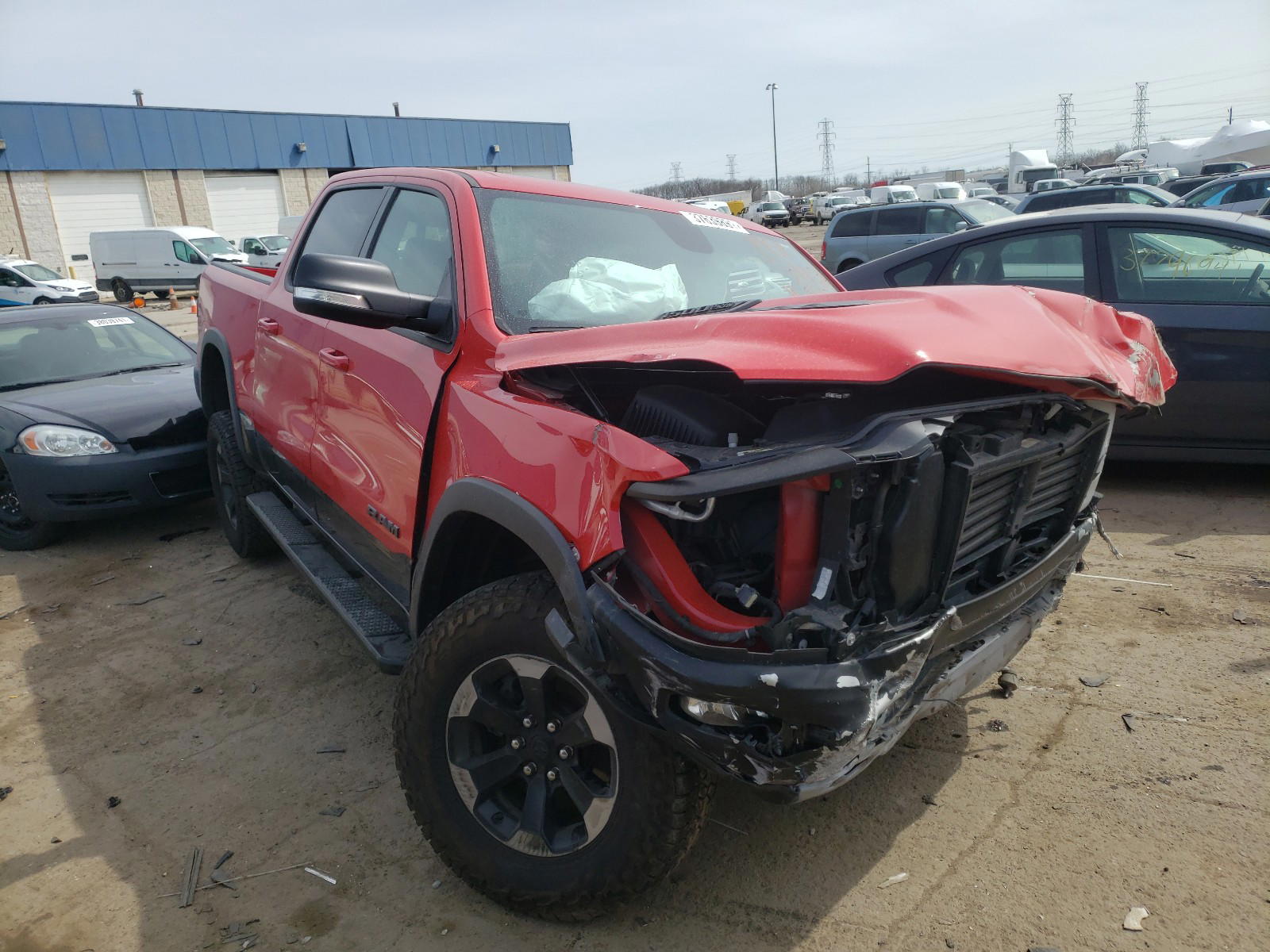 DODGE RAM 1500 2019 with VIN 1C6SRFLT0KN676131 - Photo from auction