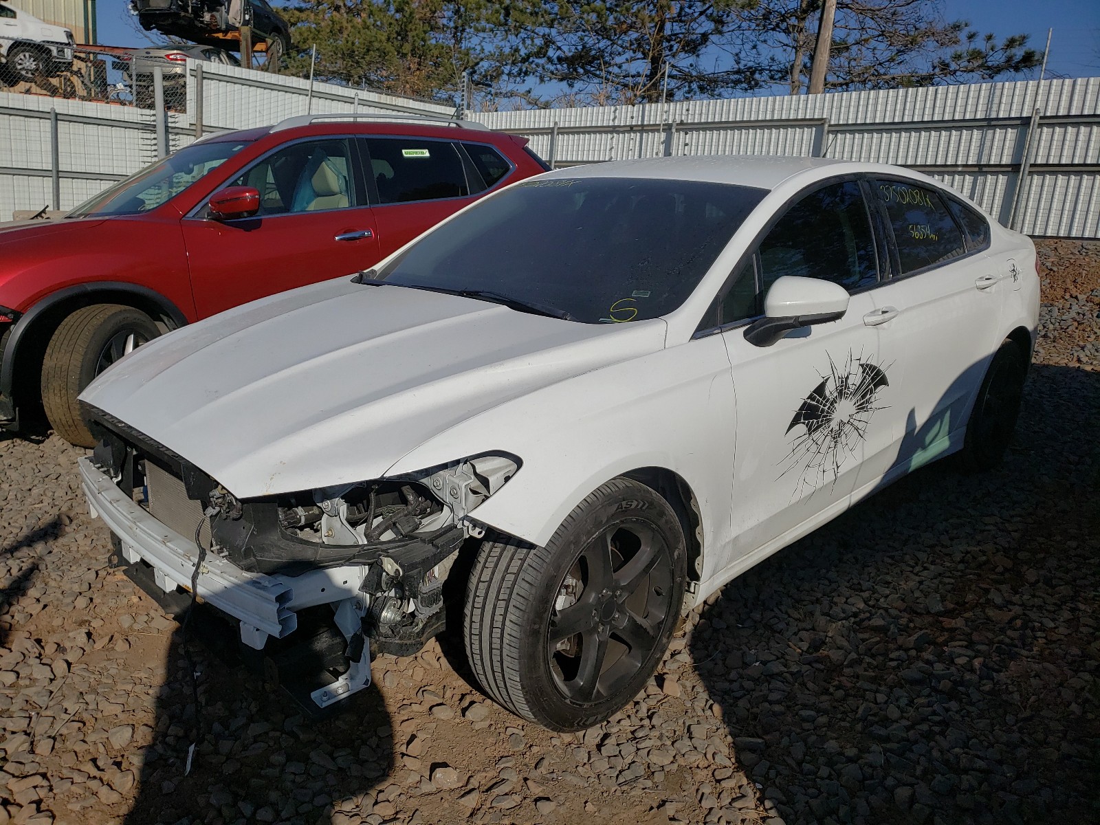 Photo 2 from auction – 2016 FORD FUSION S with VIN 3FA6P0G77GR242759