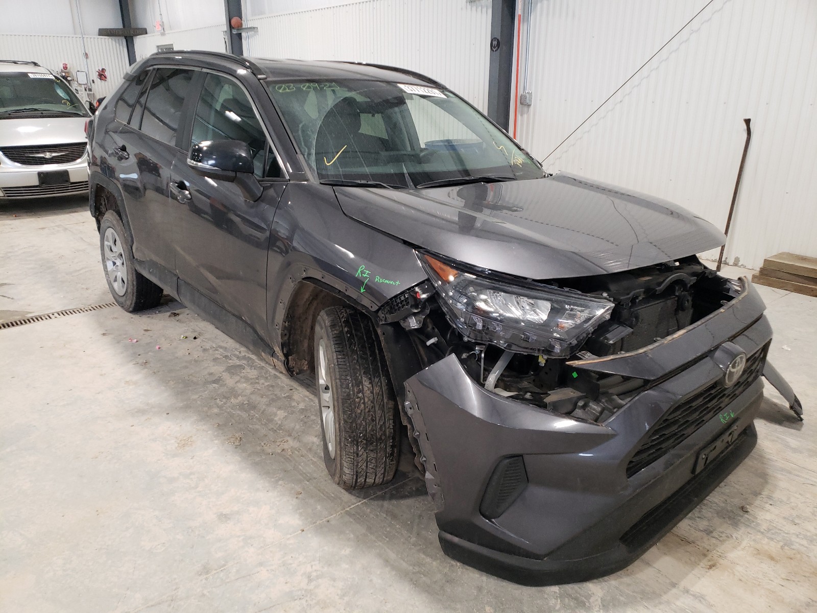 TOYOTA RAV4 LE 2019 with VIN 2T3G1RFV7KC022421 - Photo from auction