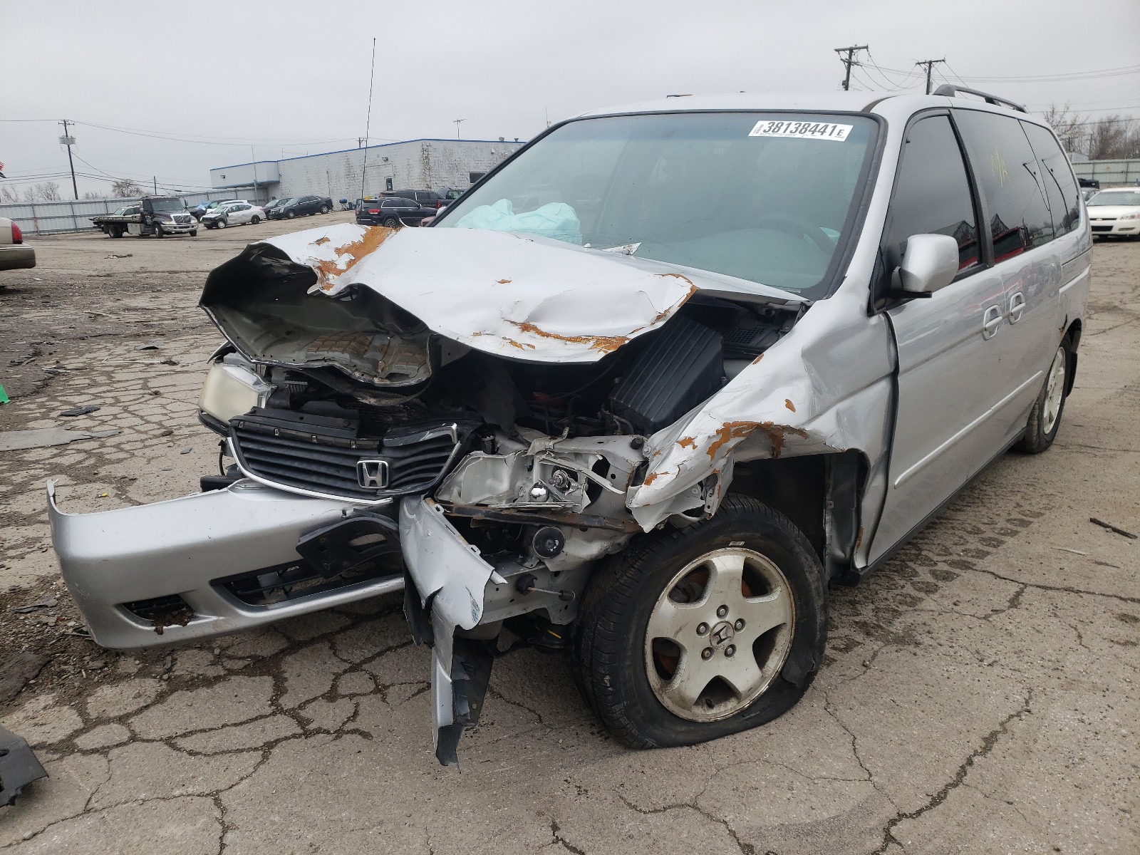 Photo 2 from auction – 2001 HONDA ODYSSEY with VIN 2HKRL18601H508020