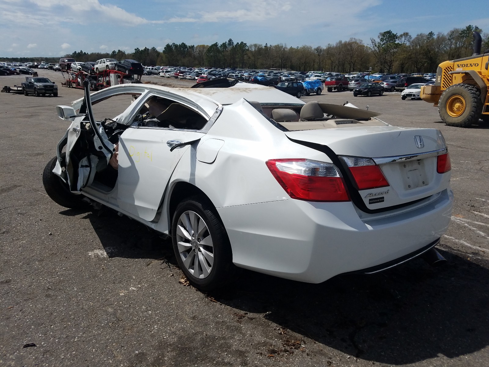 Photo 3 from auction – 2015 HONDA ACCORD EX with VIN 1HGCR2F7XFA112344
