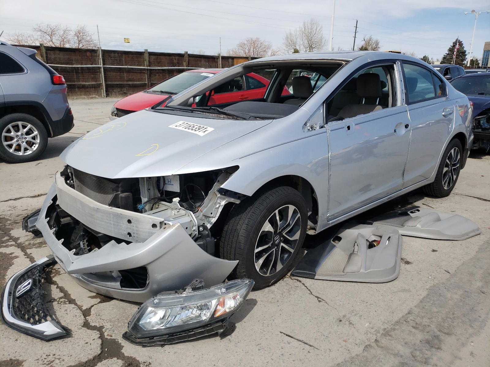 Photo 2 from auction – 2014 HONDA CIVIC EX with VIN 2HGFB2F89EH524927
