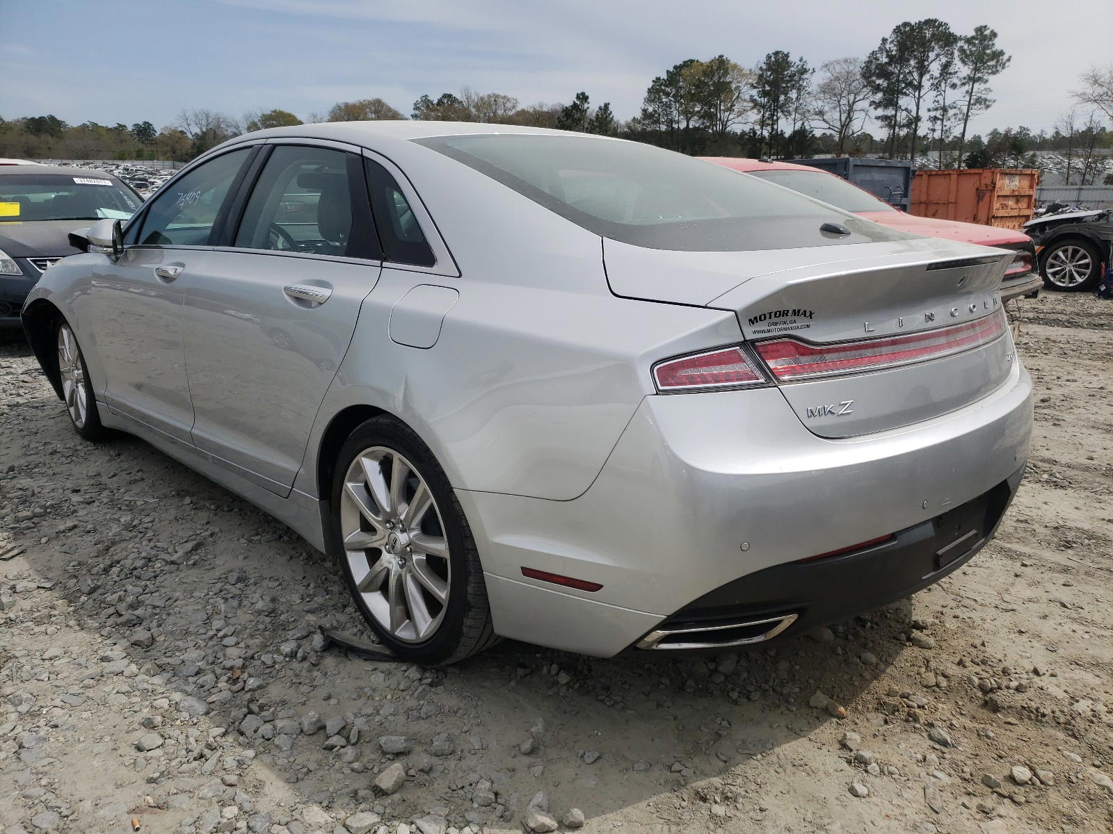 Photo 3 from auction – 2015 LINCOLN MKZ with VIN 3LN6L2G96FR618087