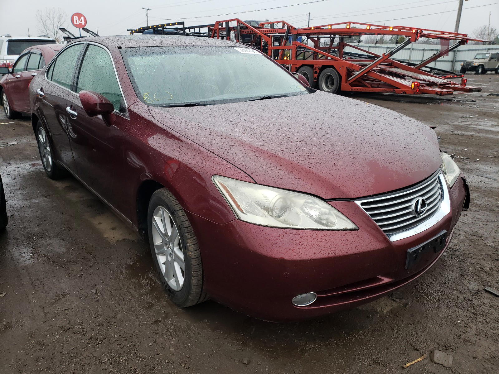 LEXUS ES 350 2007 with VIN JTHBJ46G472087562 - Photo from auction