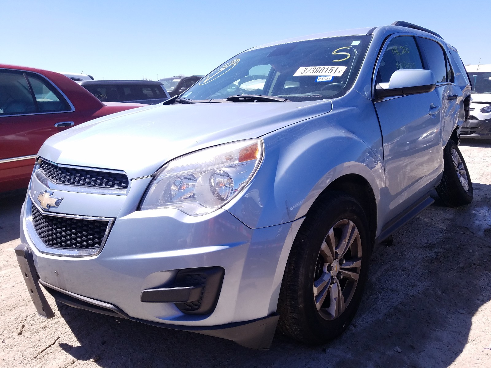 Photo 2 from auction – 2015 CHEVROLET EQUINOX LT with VIN 2GNALBEK9F6281952