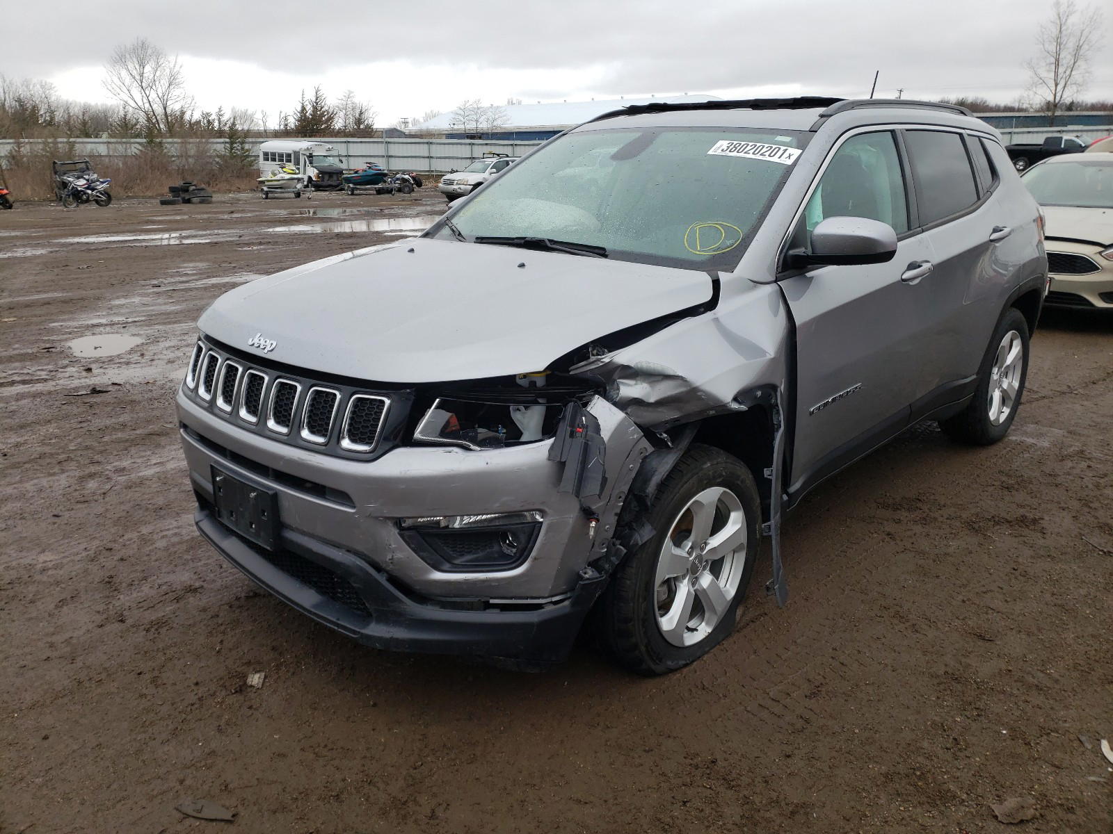 Photo 2 from auction – 2019 JEEP COMPASS LA with VIN 3C4NJDBB3KT834276