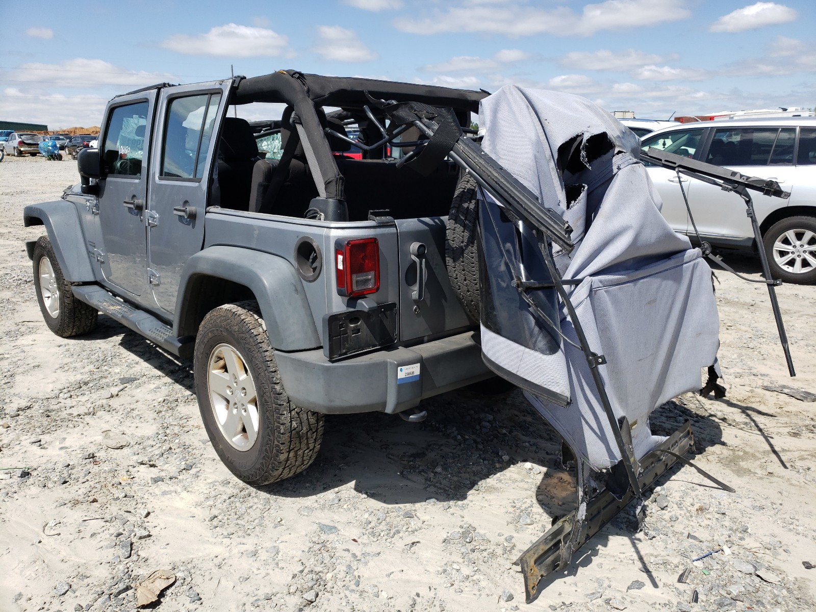 Photo 3 from auction – 2014 JEEP WRANGLER U with VIN 1C4BJWDG5EL232776
