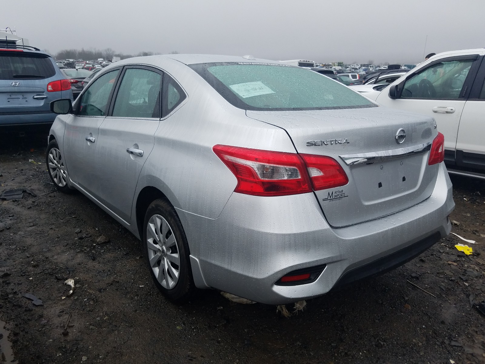 Photo 3 from auction – 2017 NISSAN SENTRA S with VIN 3N1AB7AP1HY387438