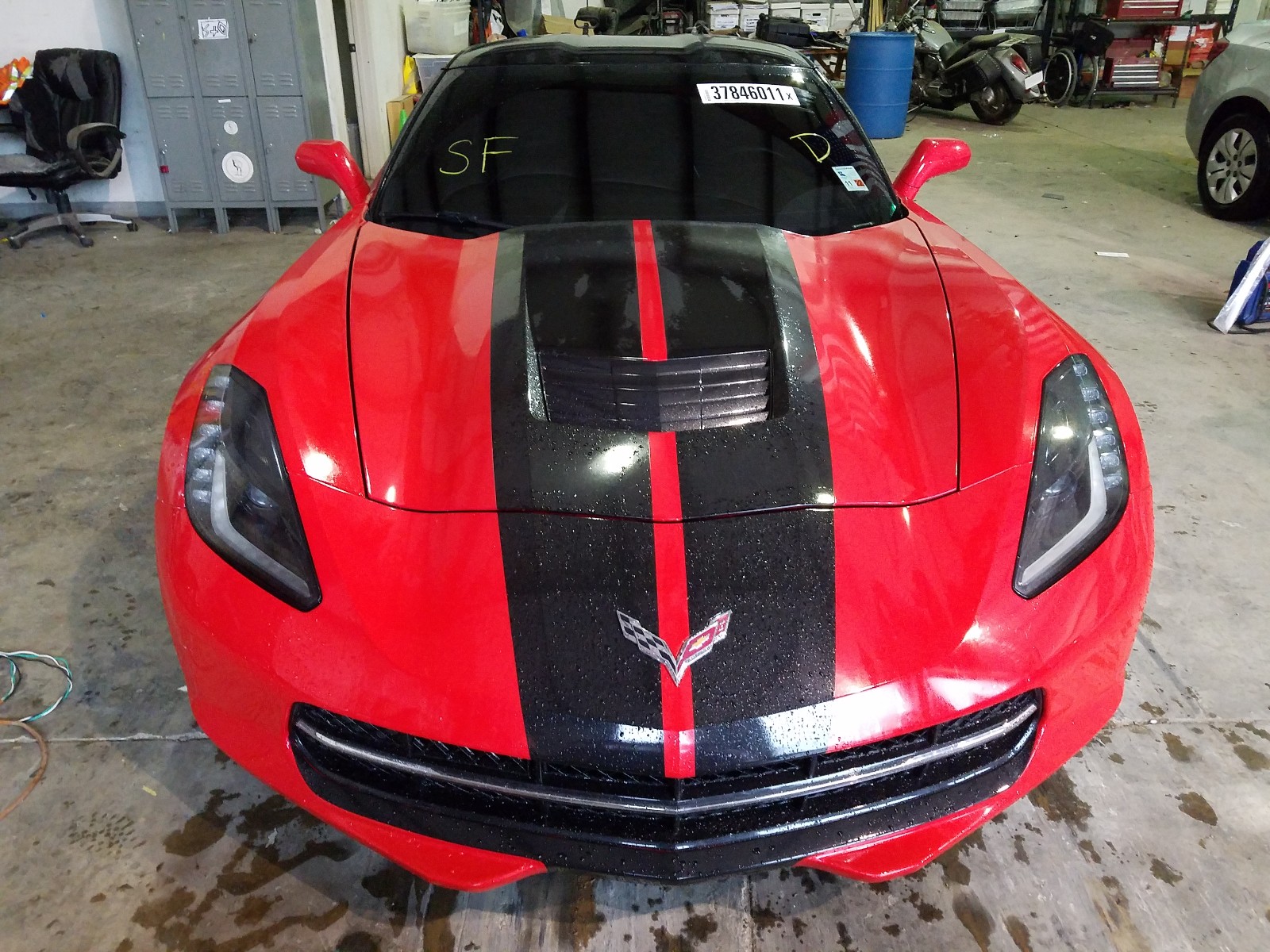 Photo 9 from auction – 2014 CHEVROLET CORVETTE S with VIN 1G1YH2D75E5106798
