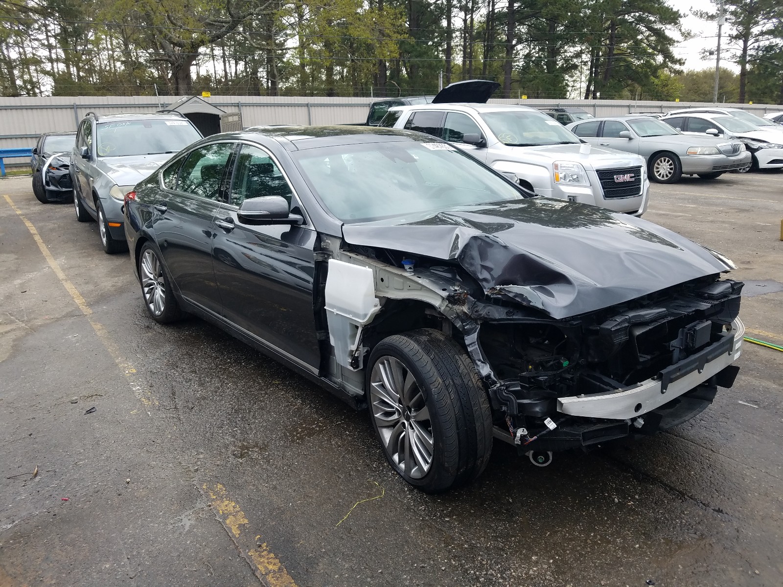GENESIS G80 ULTIMA 2017 with VIN KMHGN4JF6HU211097 - Photo from auction
