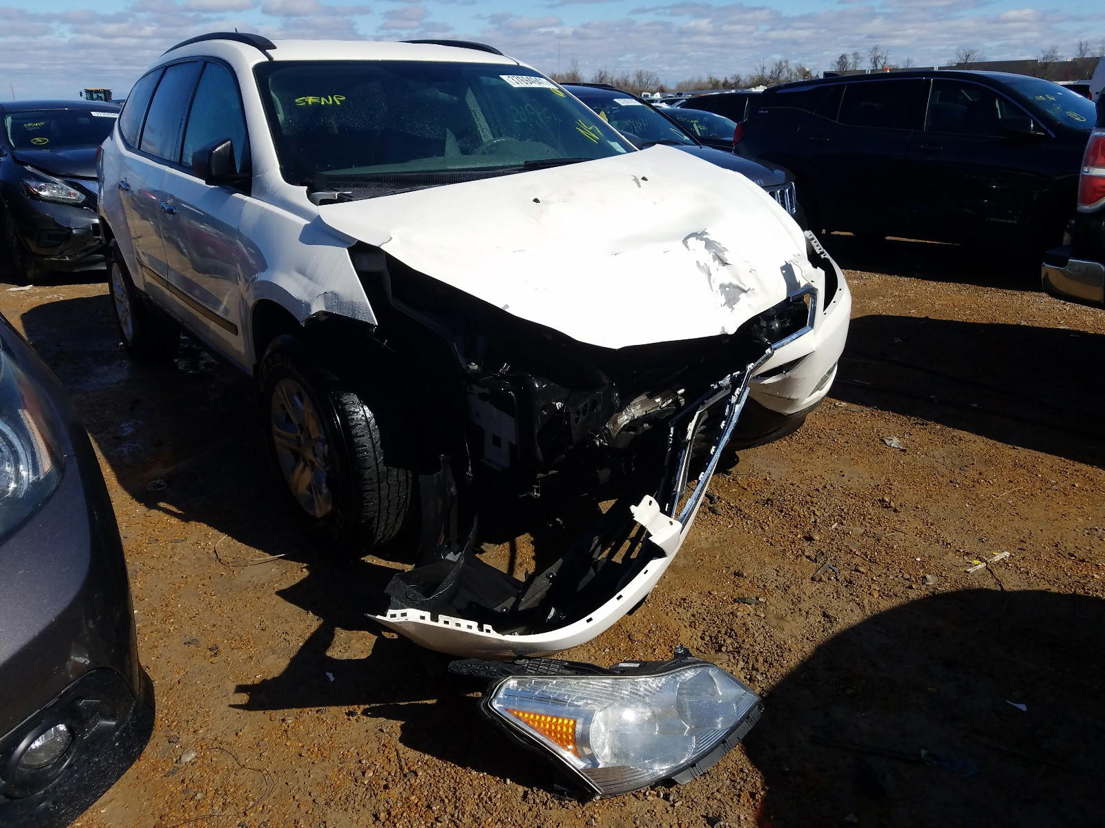 CHEVROLET TRAVERSE L 2012 with VIN 1GNKRFED9CJ237802 - Photo from auction