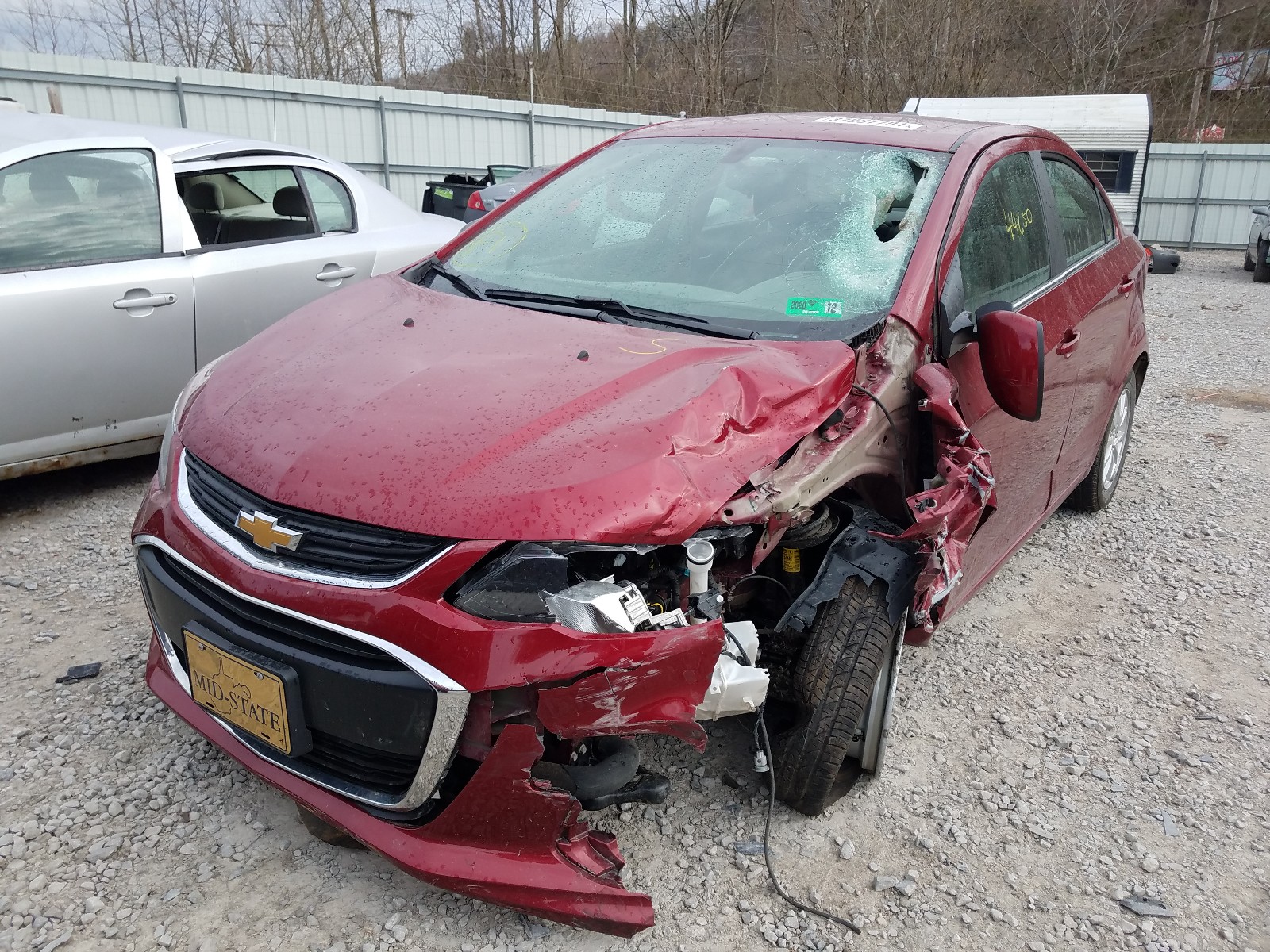 Photo 2 from auction – 2020 CHEVROLET SONIC LT with VIN 1G1JD5SB3L4104752