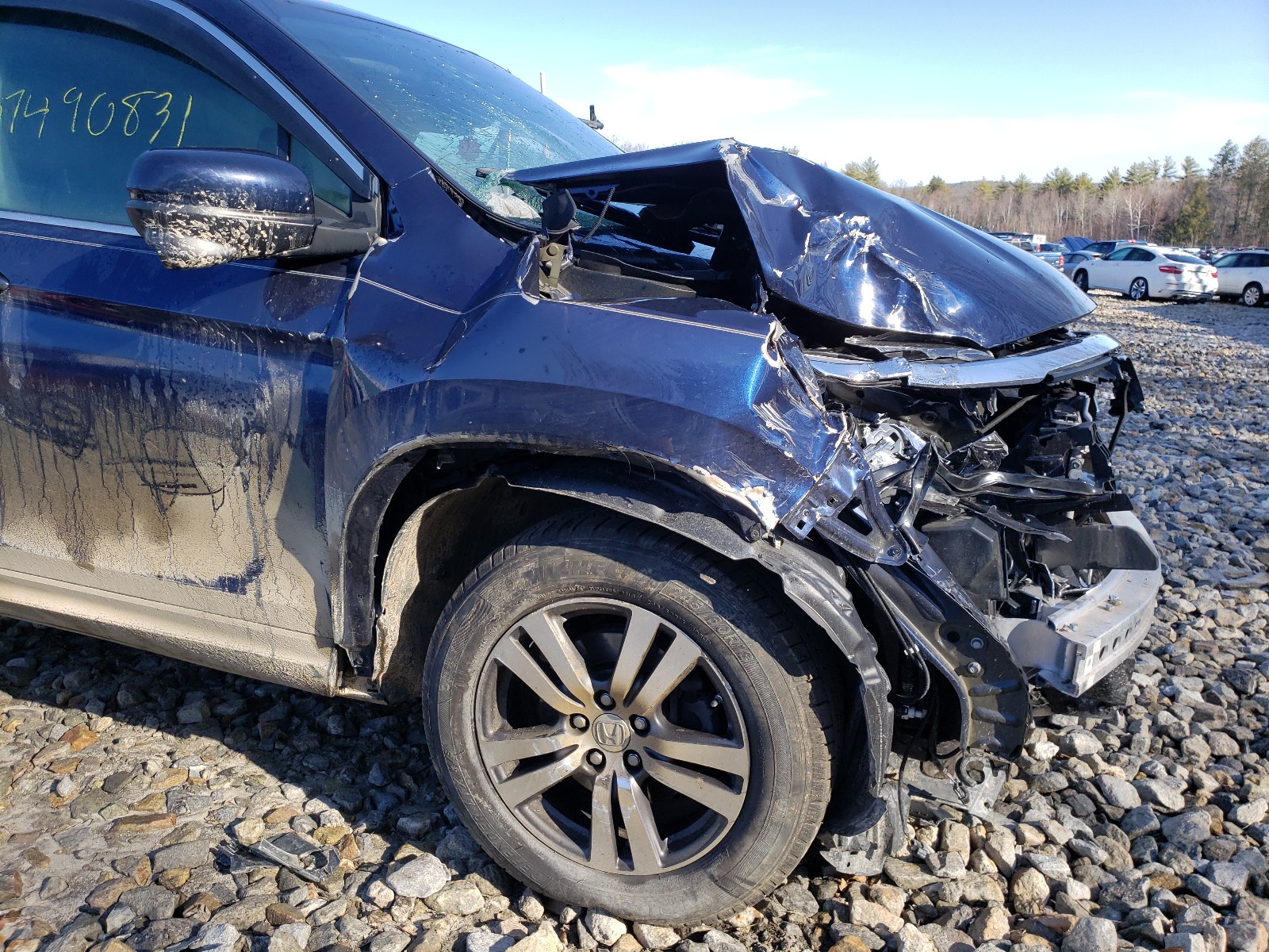 Photo 9 from auction – 2016 HONDA PILOT EXLN with VIN 5FNYF6H75GB009066