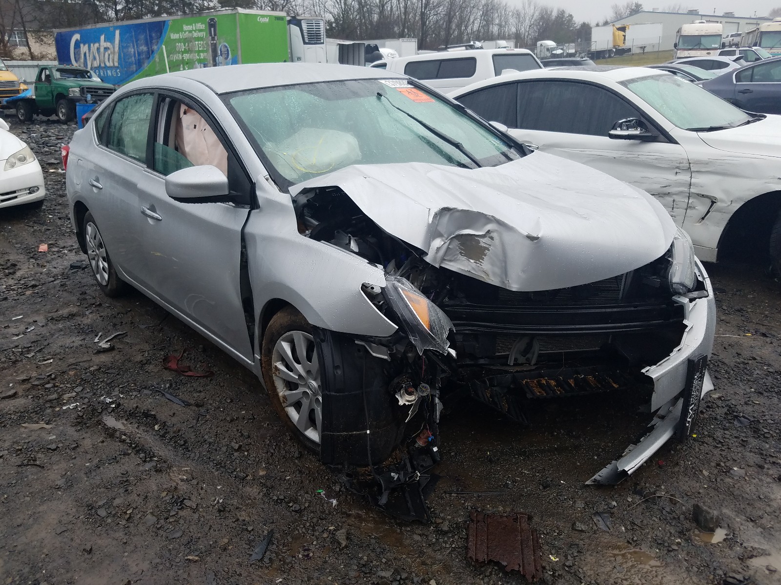 Photo 1 from auction – 2017 NISSAN SENTRA S with VIN 3N1AB7AP1HY387438