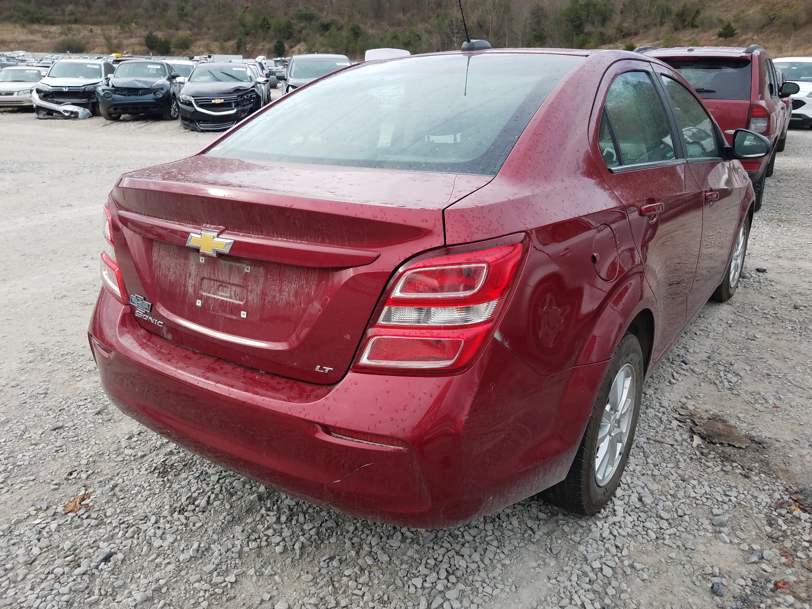 Photo 4 from auction – 2020 CHEVROLET SONIC LT with VIN 1G1JD5SB3L4104752