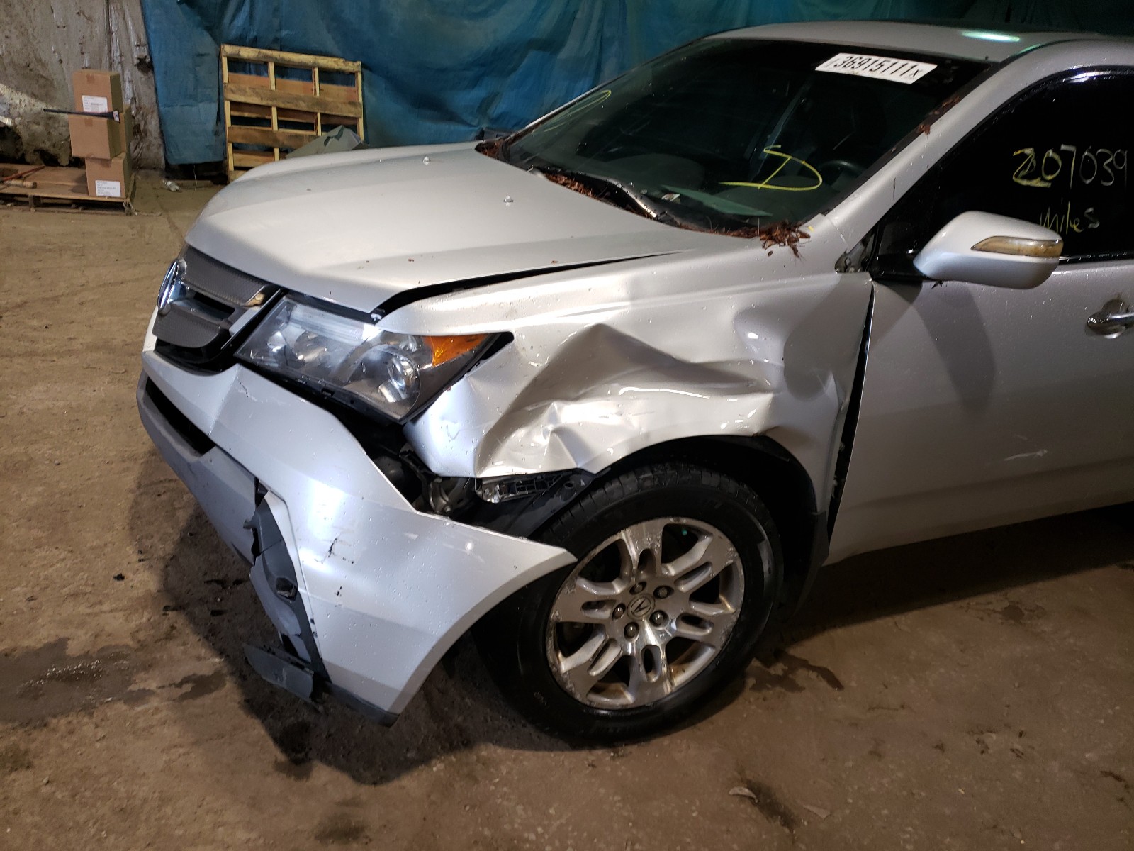 Photo 9 from auction – 2009 ACURA MDX TECHNO with VIN 2HNYD28479H534514
