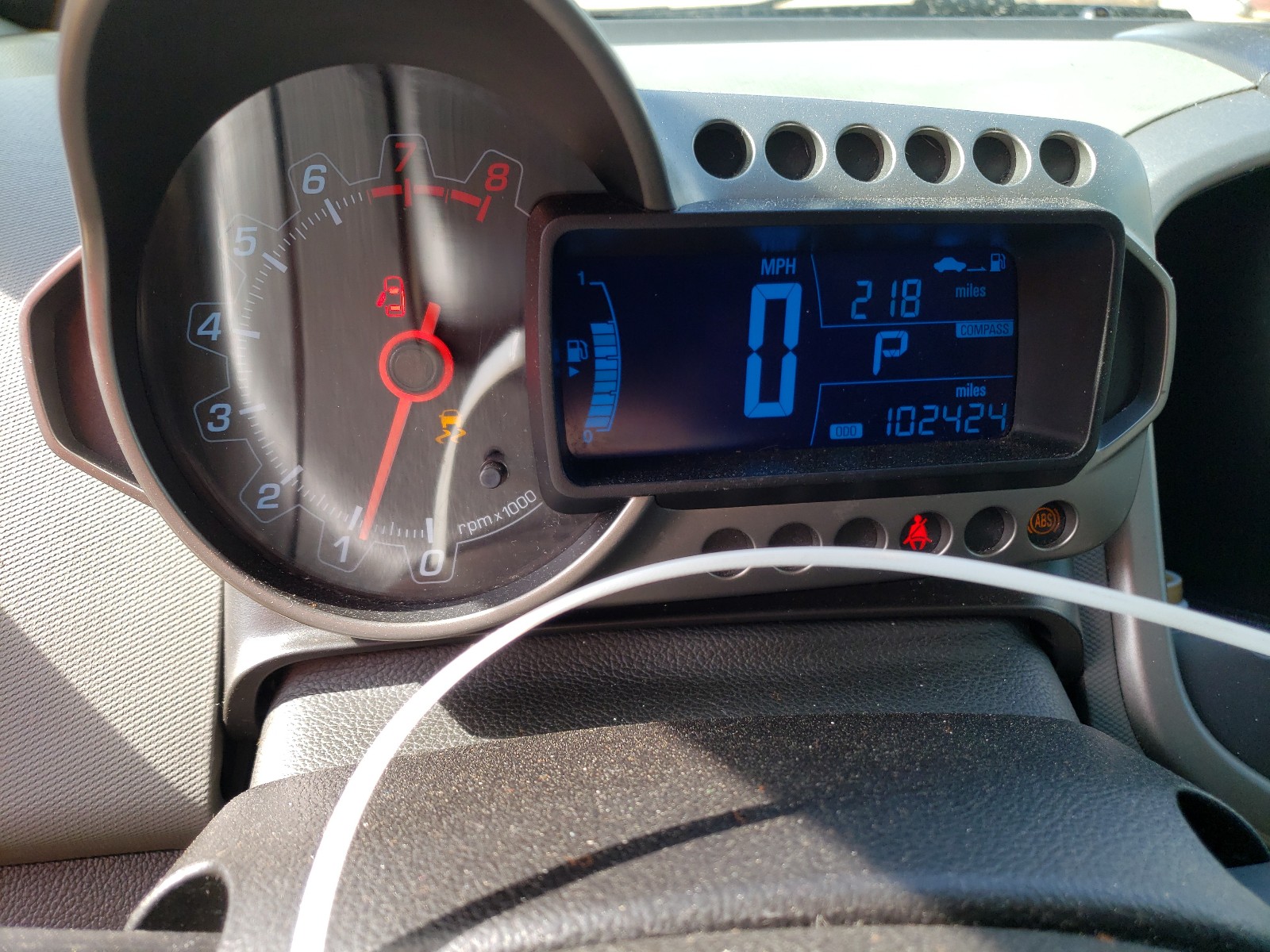 Photo 8 from auction – 2012 CHEVROLET SONIC LTZ with VIN 1G1JE6SH7C4211293