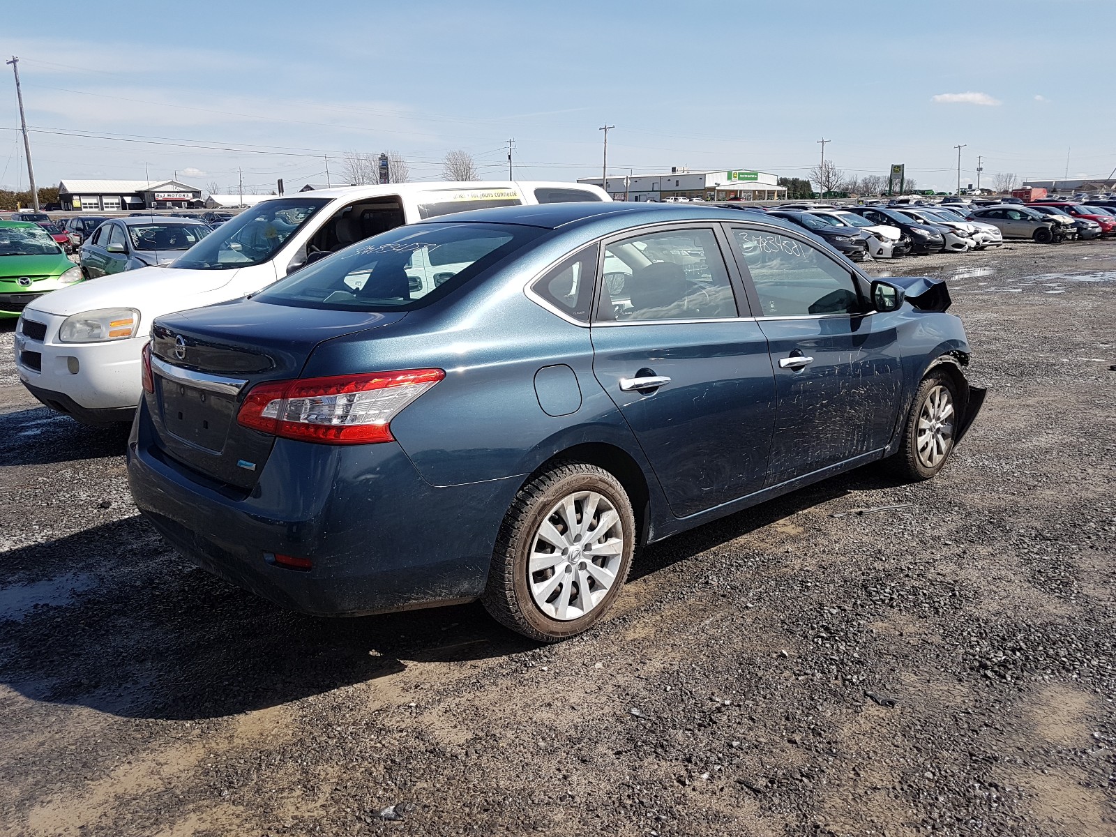 Photo 4 from auction – 2014 NISSAN SENTRA S with VIN 3N1AB7AP0EL696696