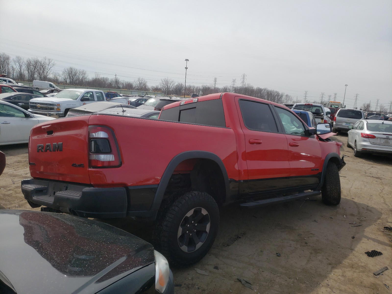 Photo 4 from auction – 2019 DODGE RAM 1500 with VIN 1C6SRFLT0KN676131