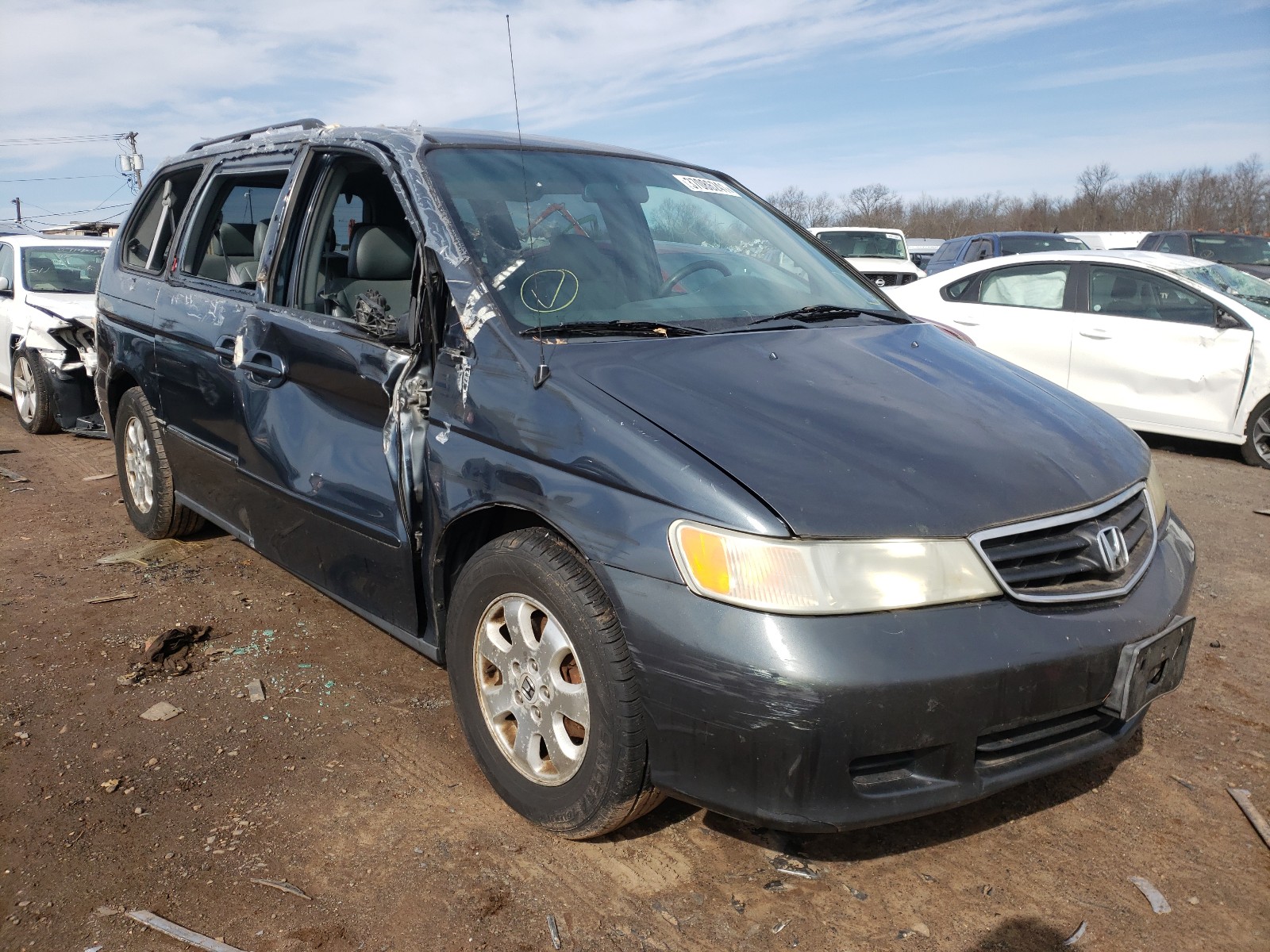 HONDA ODYSSEY EX 2004 with VIN 5FNRL18934B038658 - Photo from auction