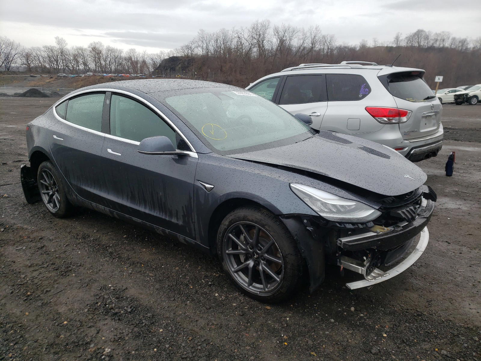 TESLA MODEL 3 2019 with VIN 5YJ3E1EA7KF406402 - Photo from auction